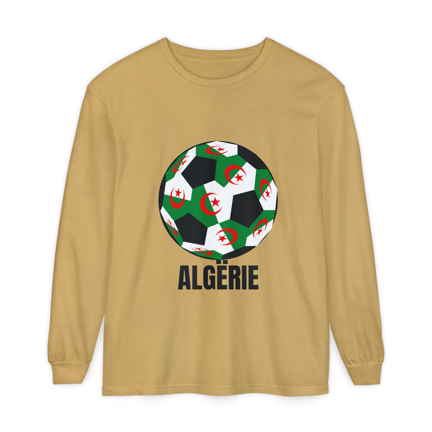 ALGËRIE Fan Specialty Soccer Ball Design T Shirt