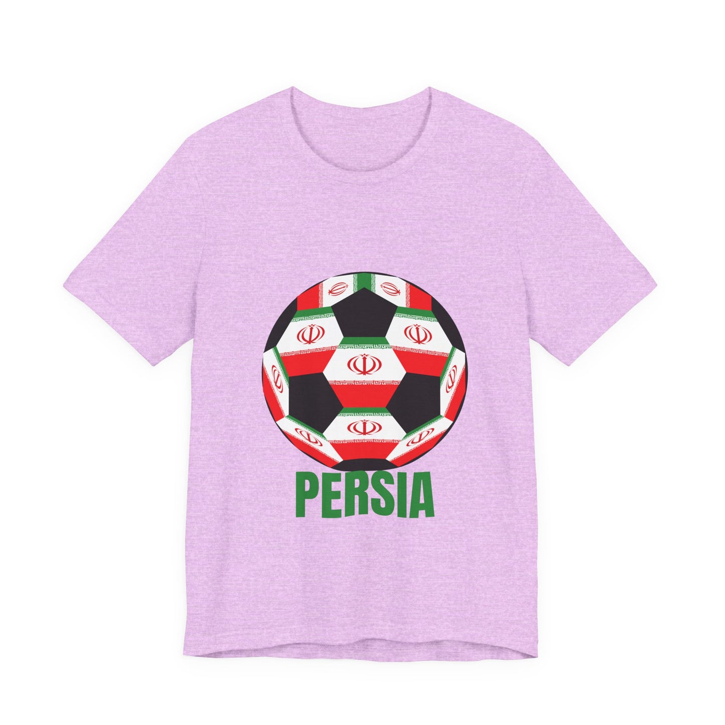 Persia Fan Specialty Soccer Ball Design T Shirt