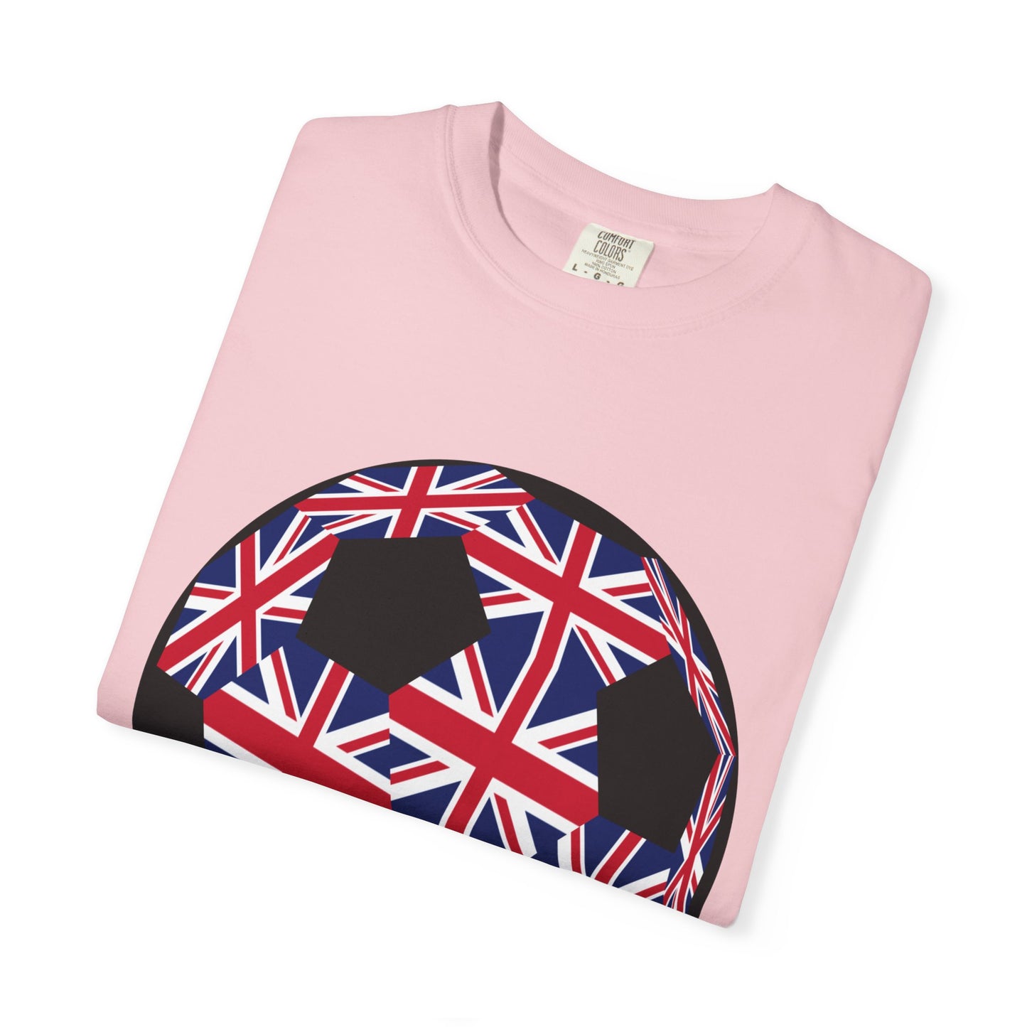 Great Britain Fan Specialty Soccer Ball Design T Shirt