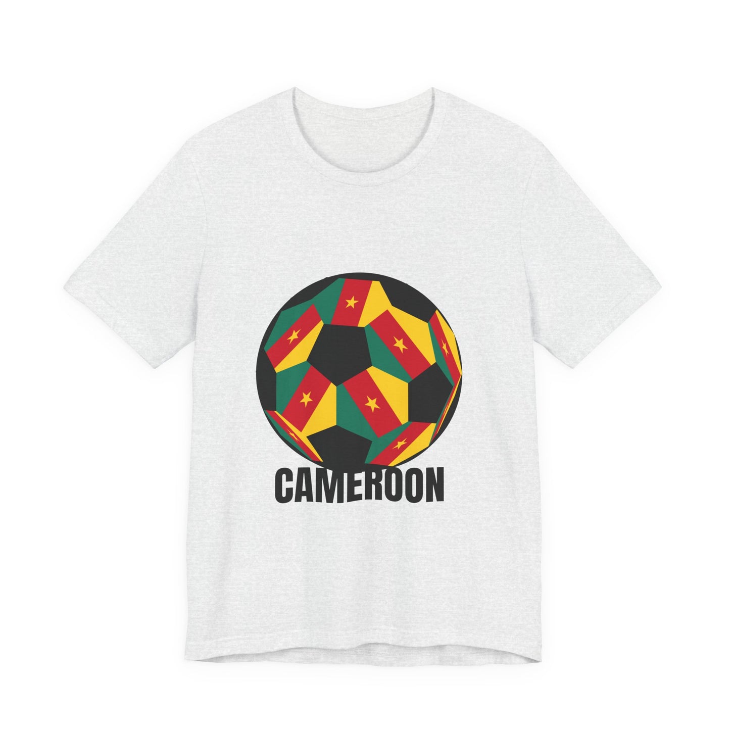 Cameroon Fan Specialty Soccer Ball Design T Shirt
