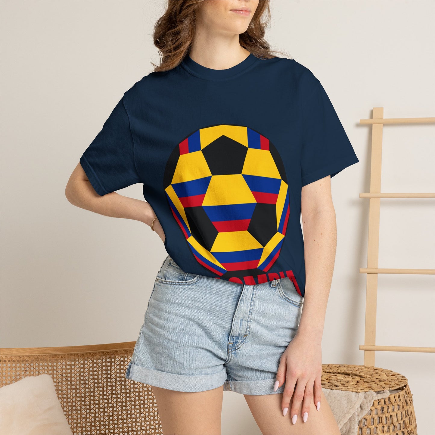 Columbia Fan Specialty Soccer Ball Design T Shirt