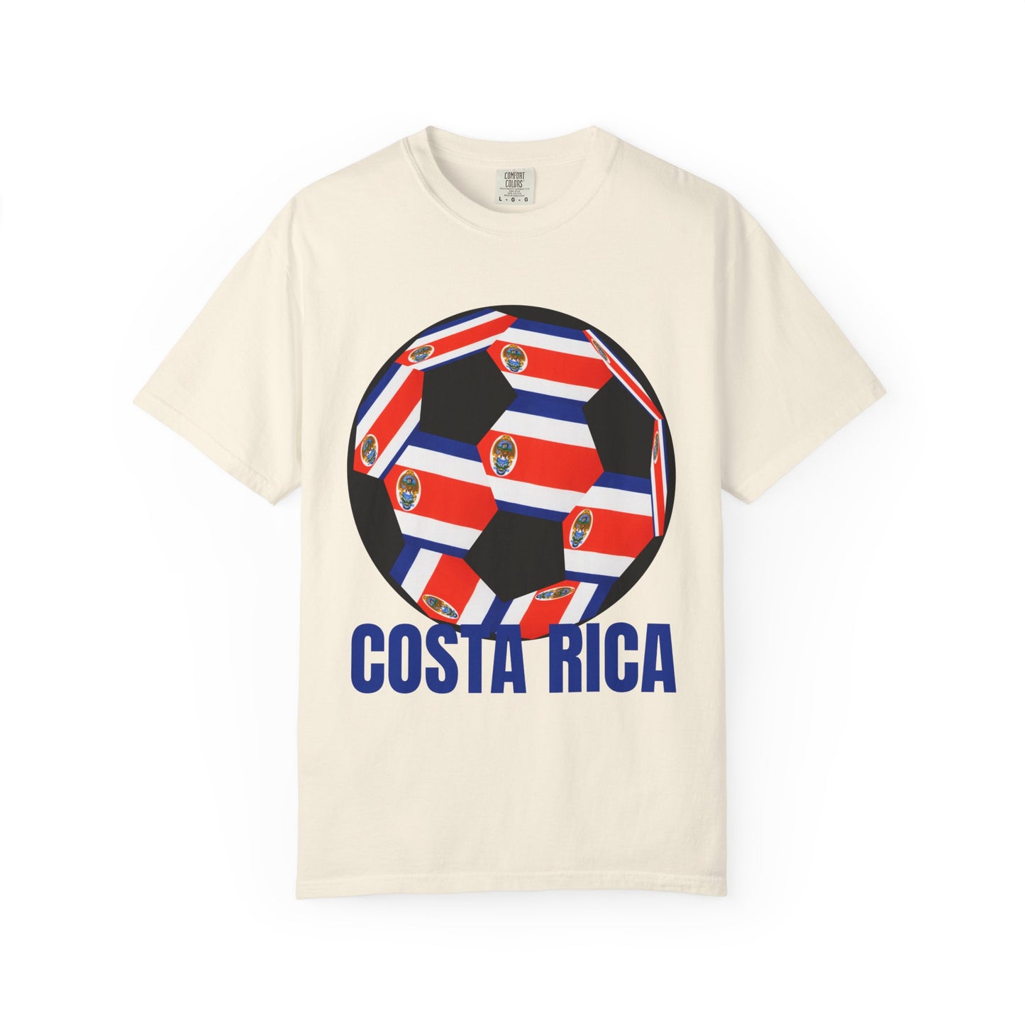 Costa Rica Fan's Specialty Soccer Ball Design T Shirt
