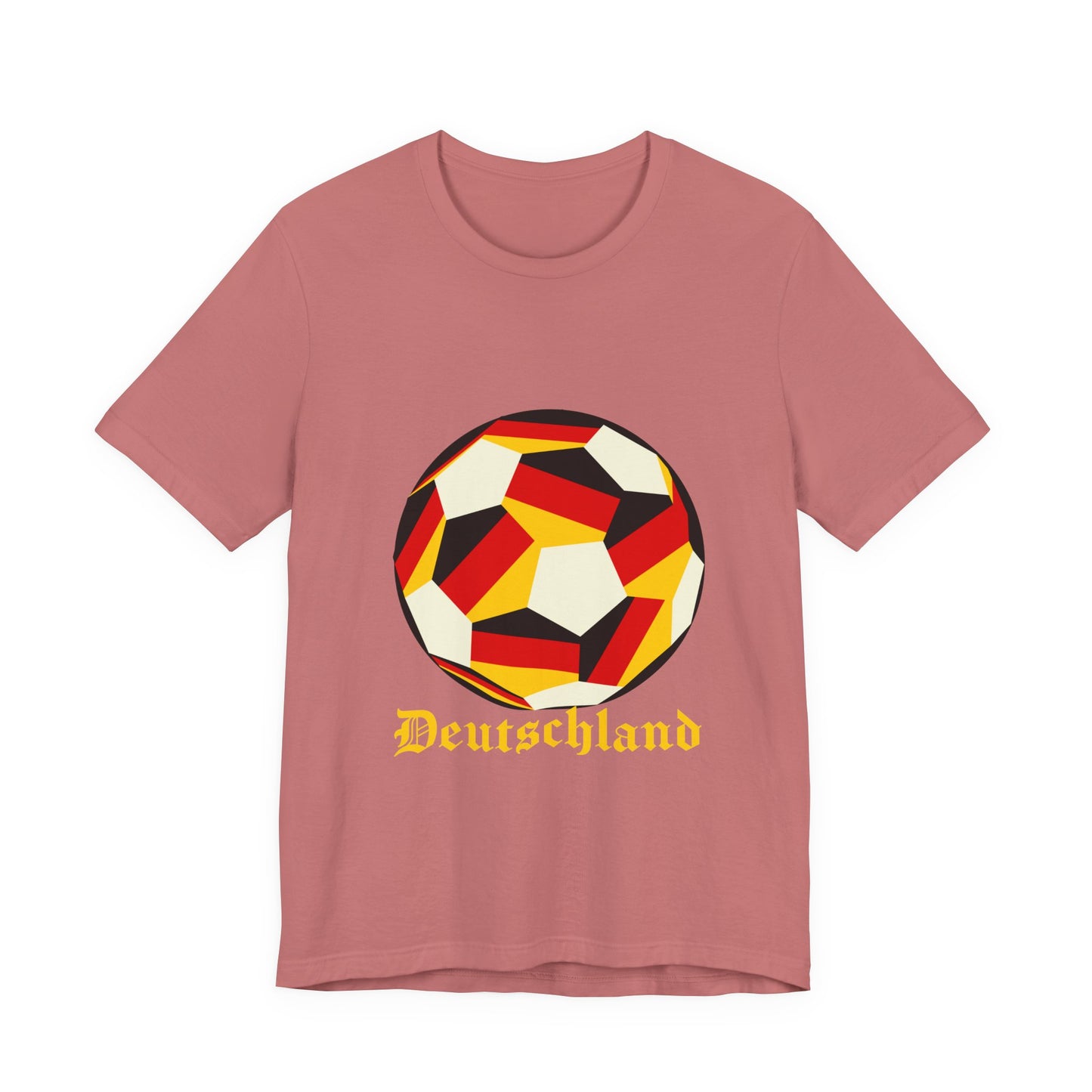 Deutschland Fan Specialty Soccer Ball Design T Shirt