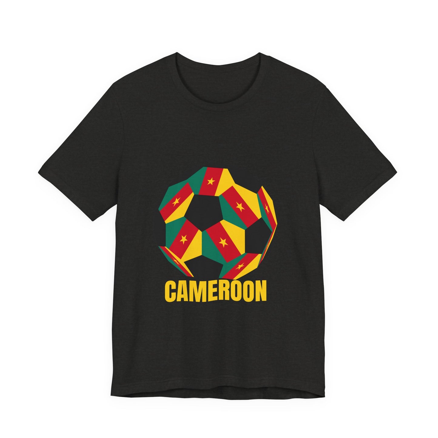 Cameroon Fan Specialty Soccer Ball Design T Shirt