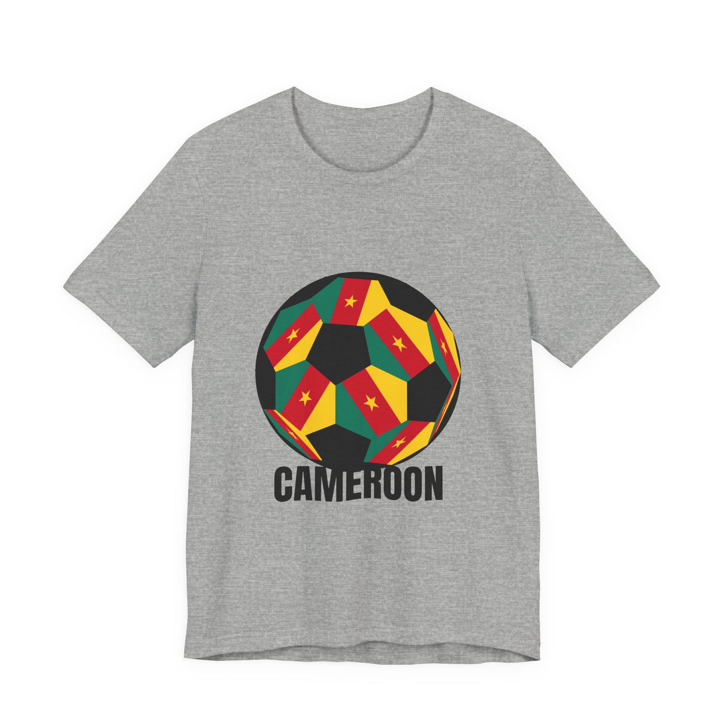 Cameroon Fan Specialty Soccer Ball Design T Shirt