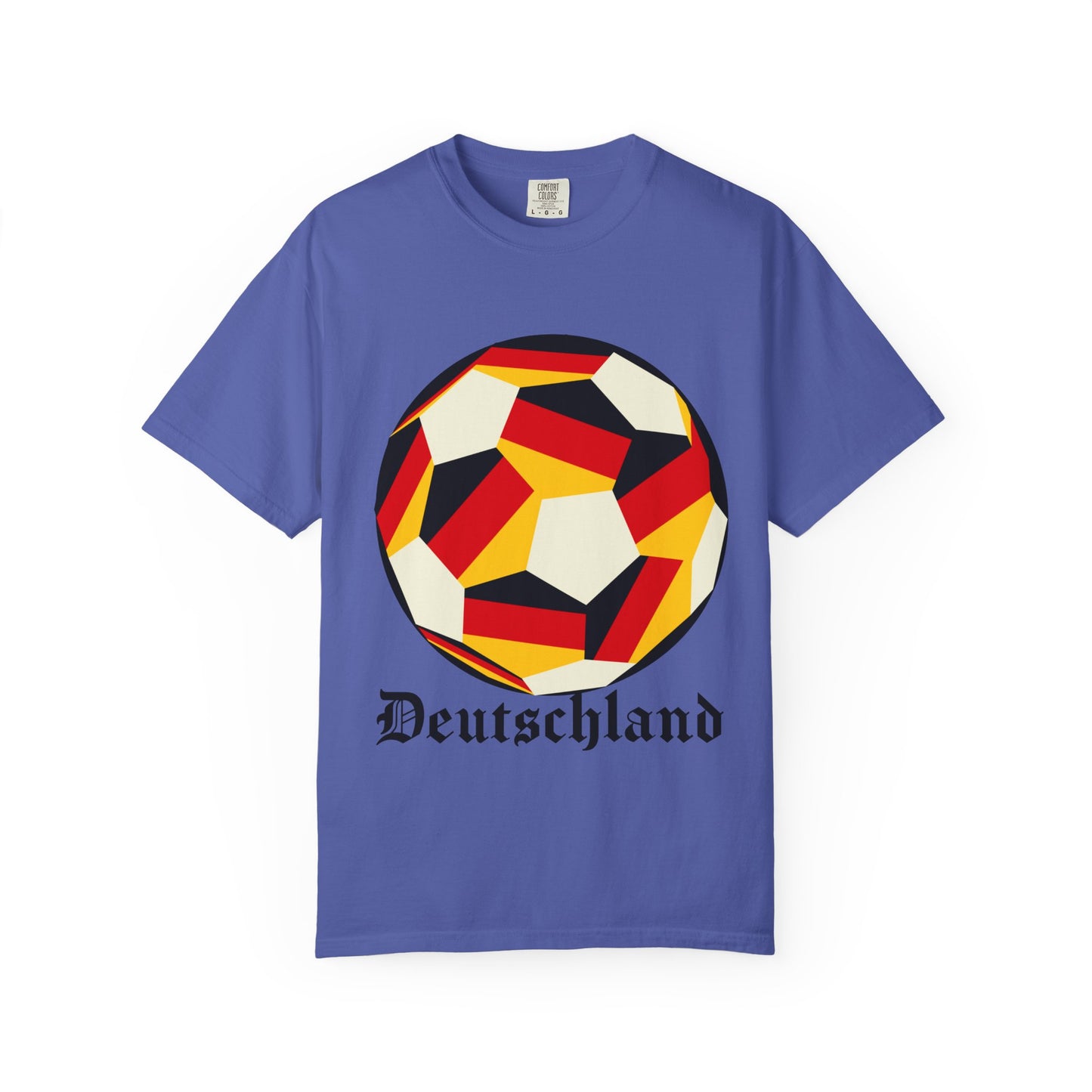 Deutschland Fan Specialty Soccer Ball Design T Shirt
