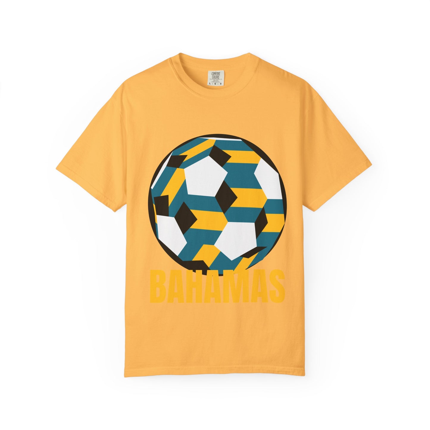 Bahamas Fan Specialty Soccer Ball Design T Shirt