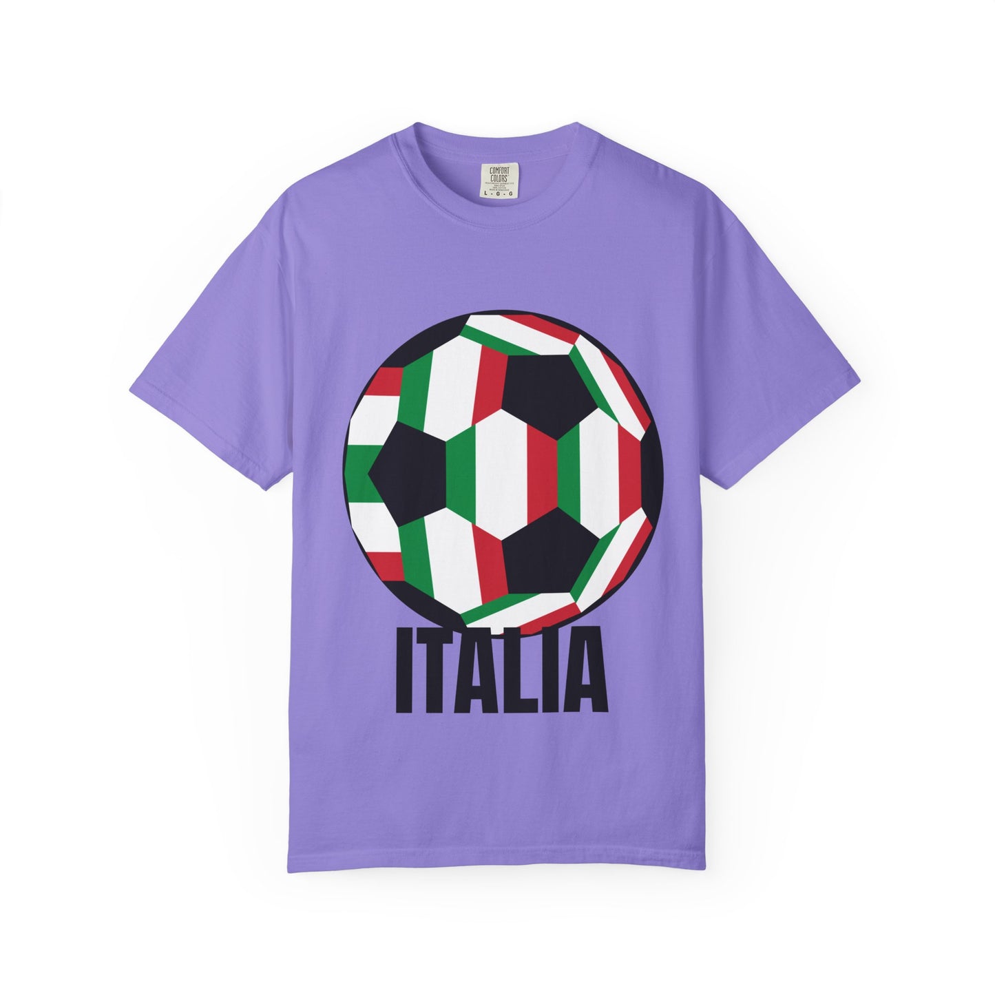 Italia Fan Specialty Soccer Ball Design T Shirt