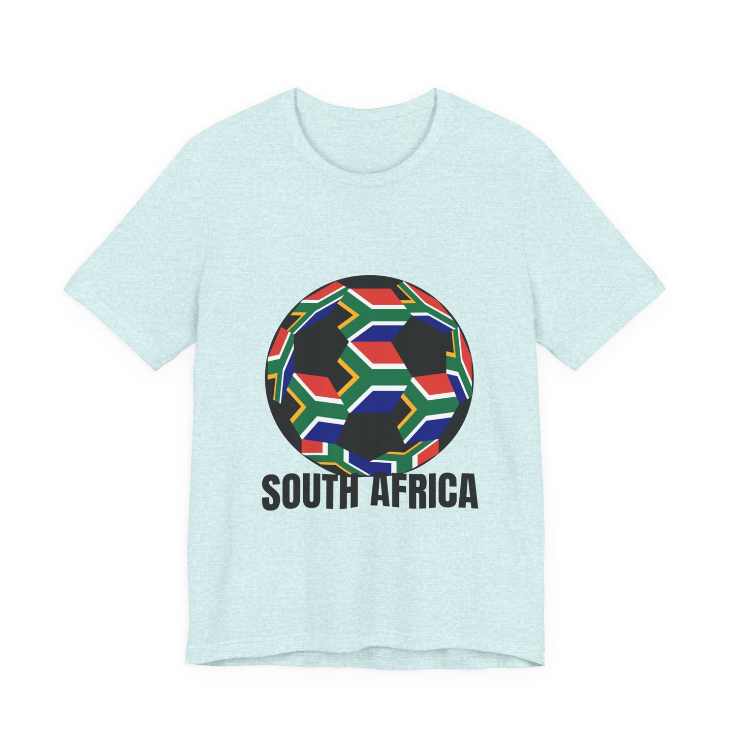 South Africa Fan Specialty Soccer Ball Design T Shirt
