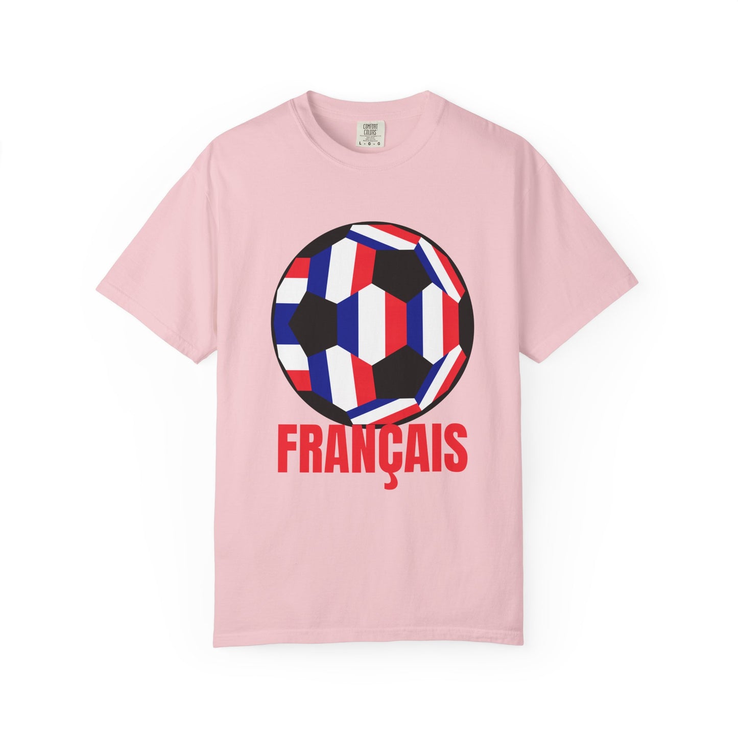 FRANÇAIS Fan Specialty Soccer Ball Design T Shirt