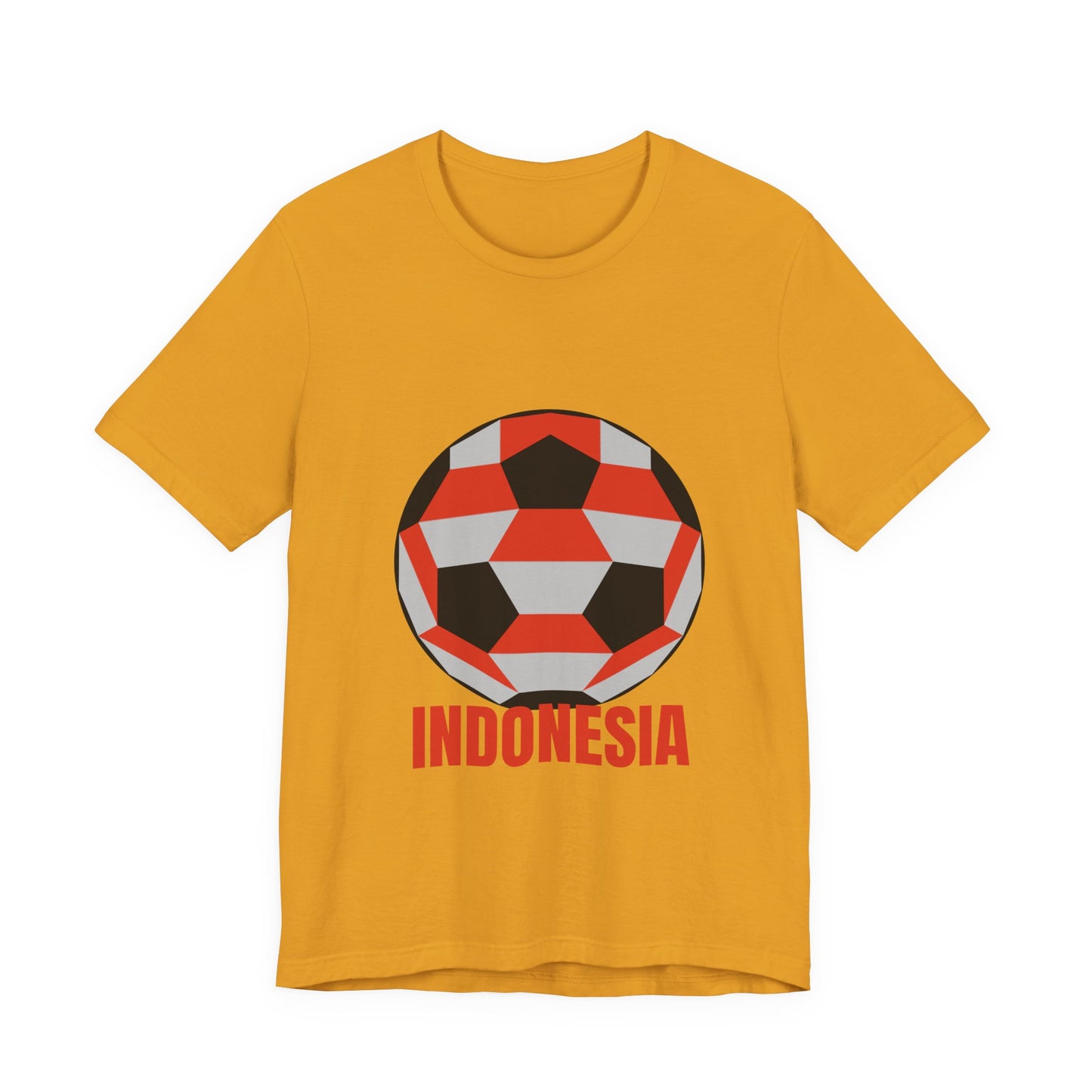 Indonesia Fan Specialty Soccer Ball Design T Shirt