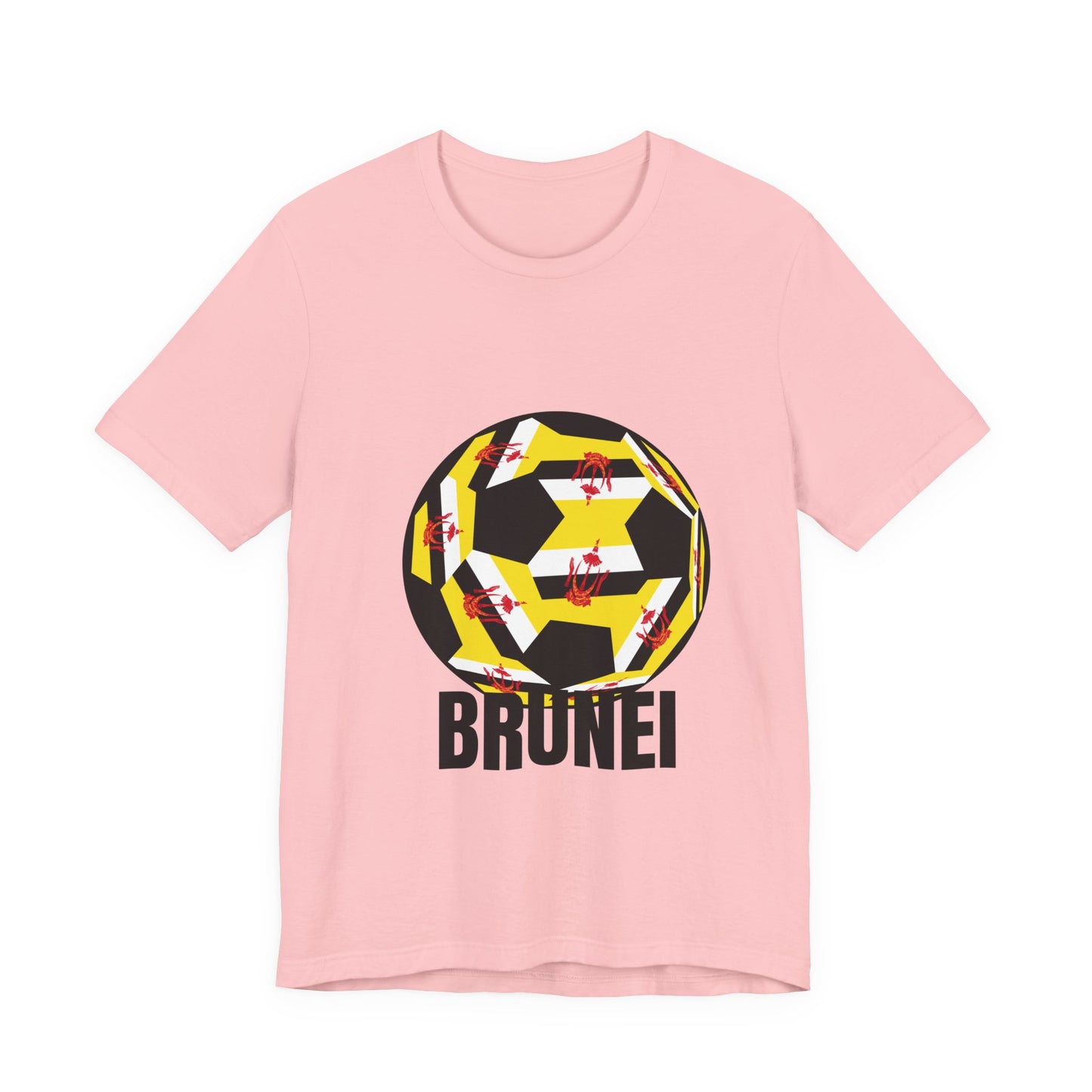 Brunei Fan Specialty Soccer Ball Design T Shirt