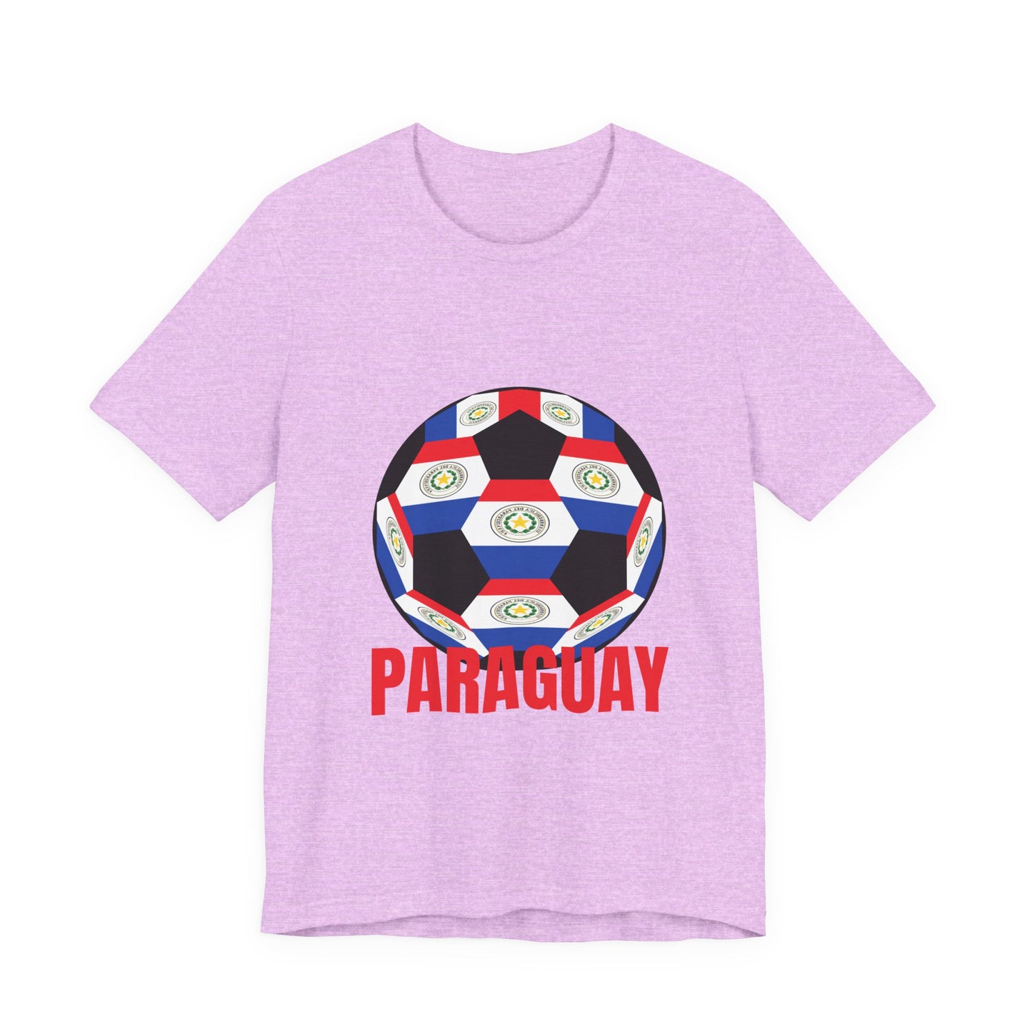 Paraguay Fan Specialty Soccer Ball Design T Shirt