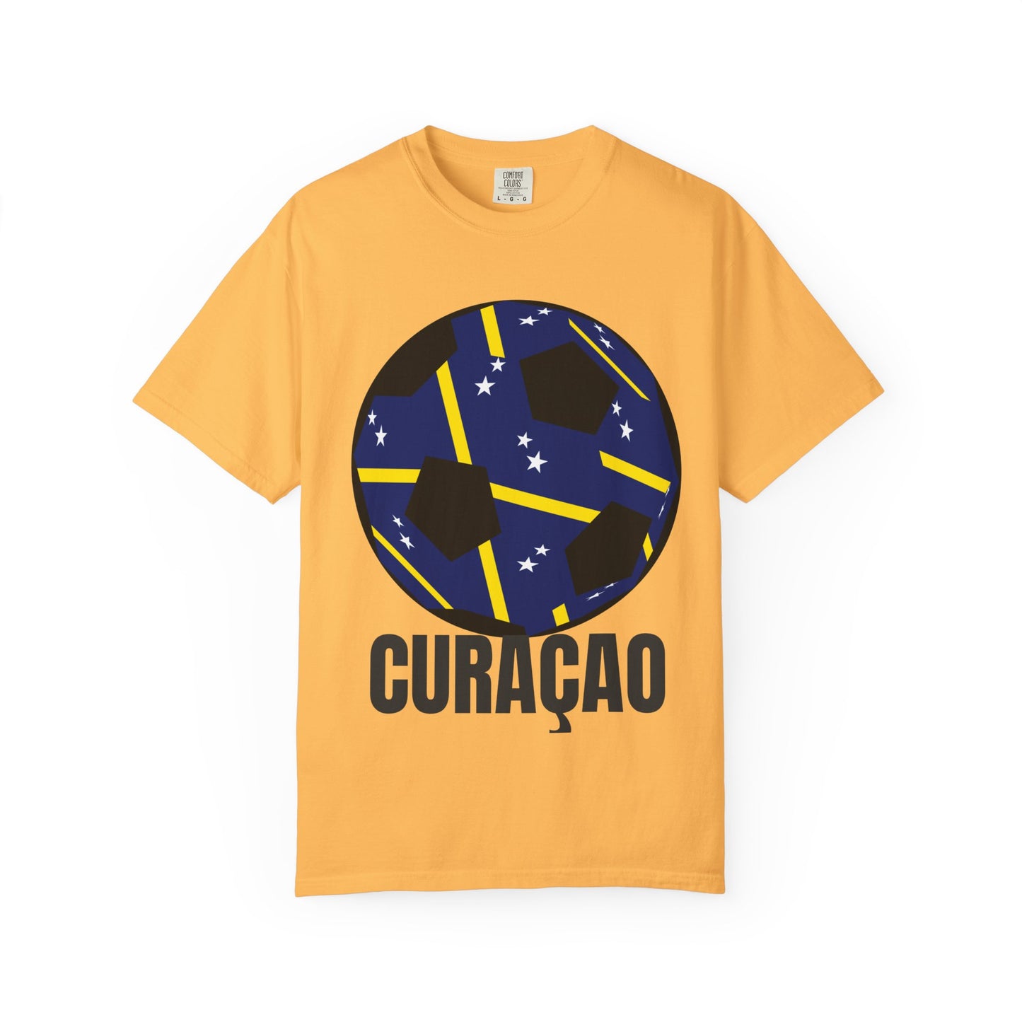 CURAÇAO Fan Specialty Soccer Ball Design T Shirt