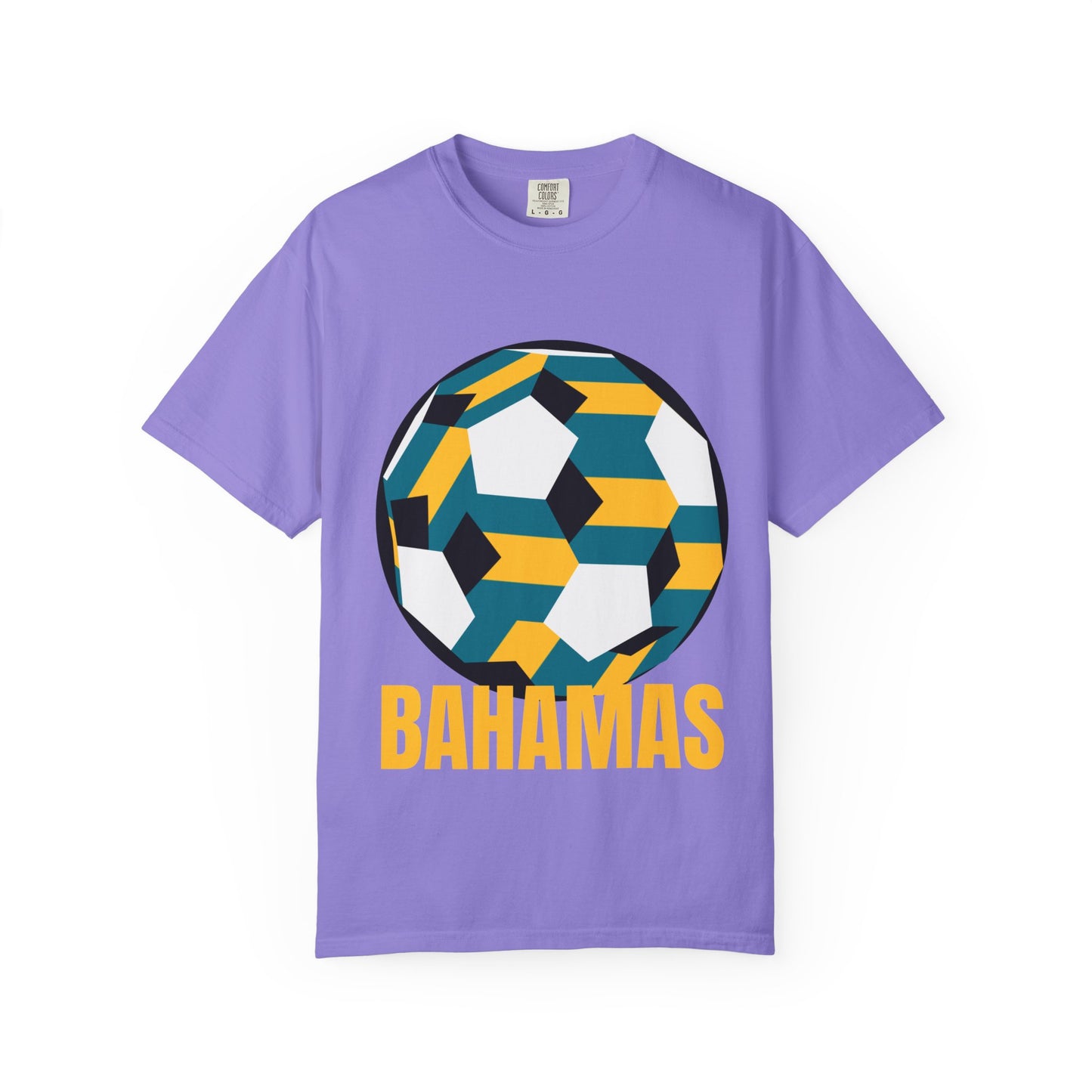 Bahamas Fan Specialty Soccer Ball Design T Shirt