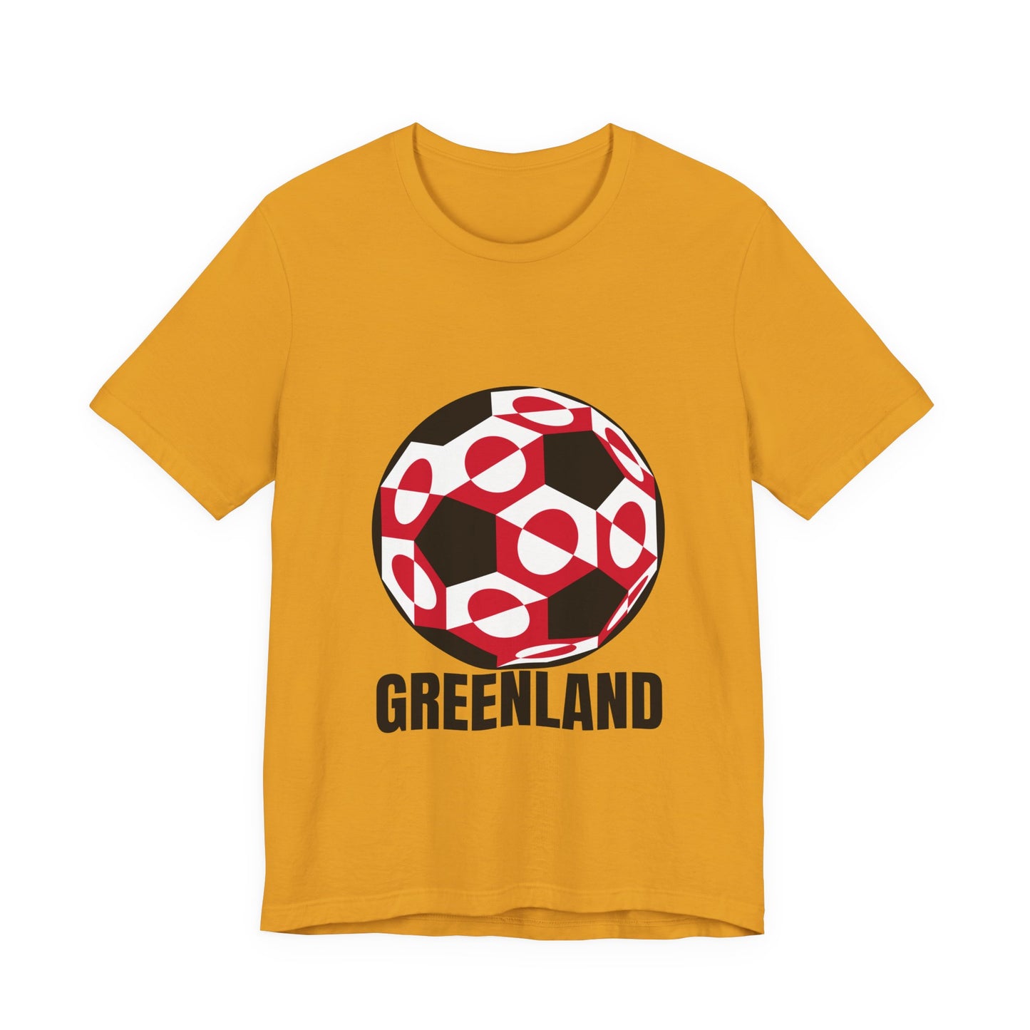 Greenland Fan Specialty Soccer Ball Design T Shirt