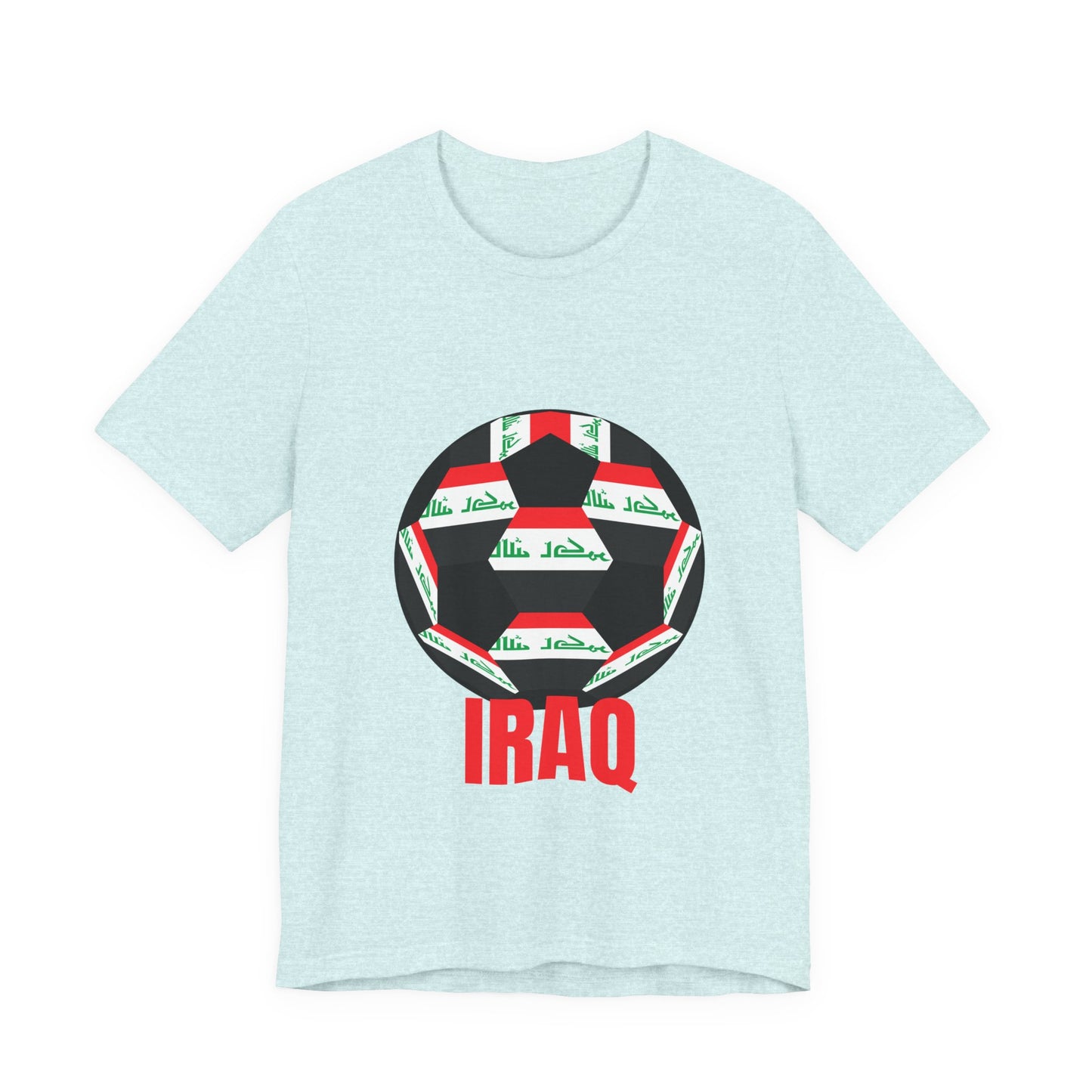 Specialty Design Iraq Soccer Fan Short Sleeve Tee