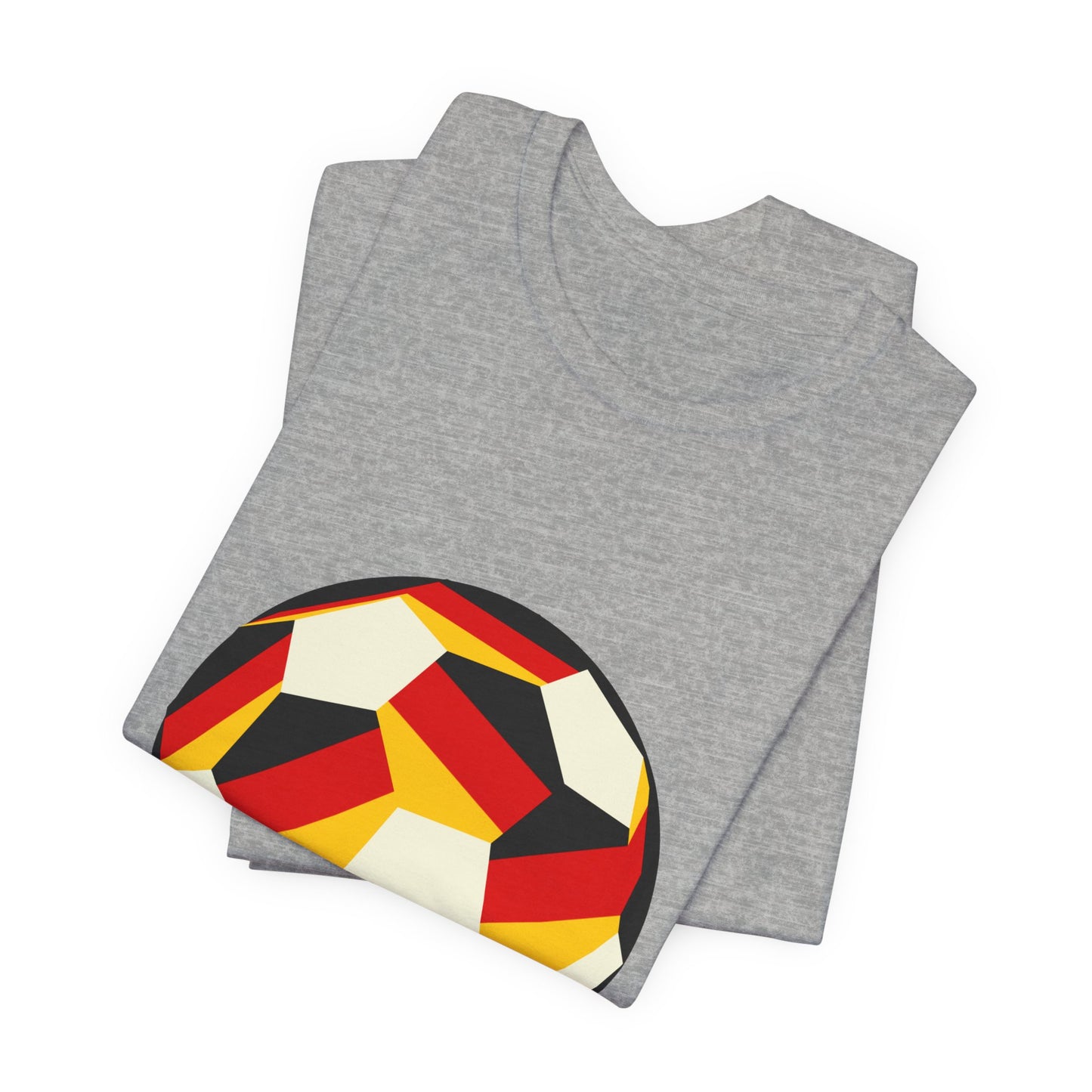 Deutschland Fan Specialty Soccer Ball Design T Shirt
