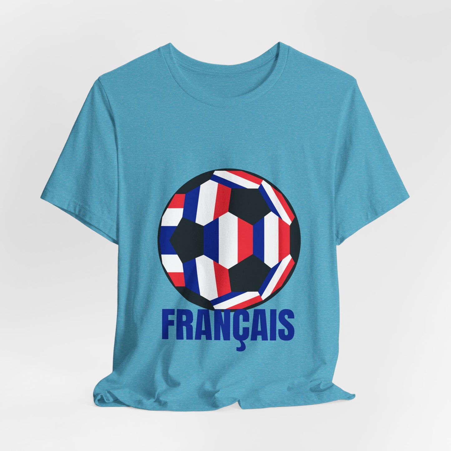 Francais Fan Specialty Soccer Ball Design T Shirt
