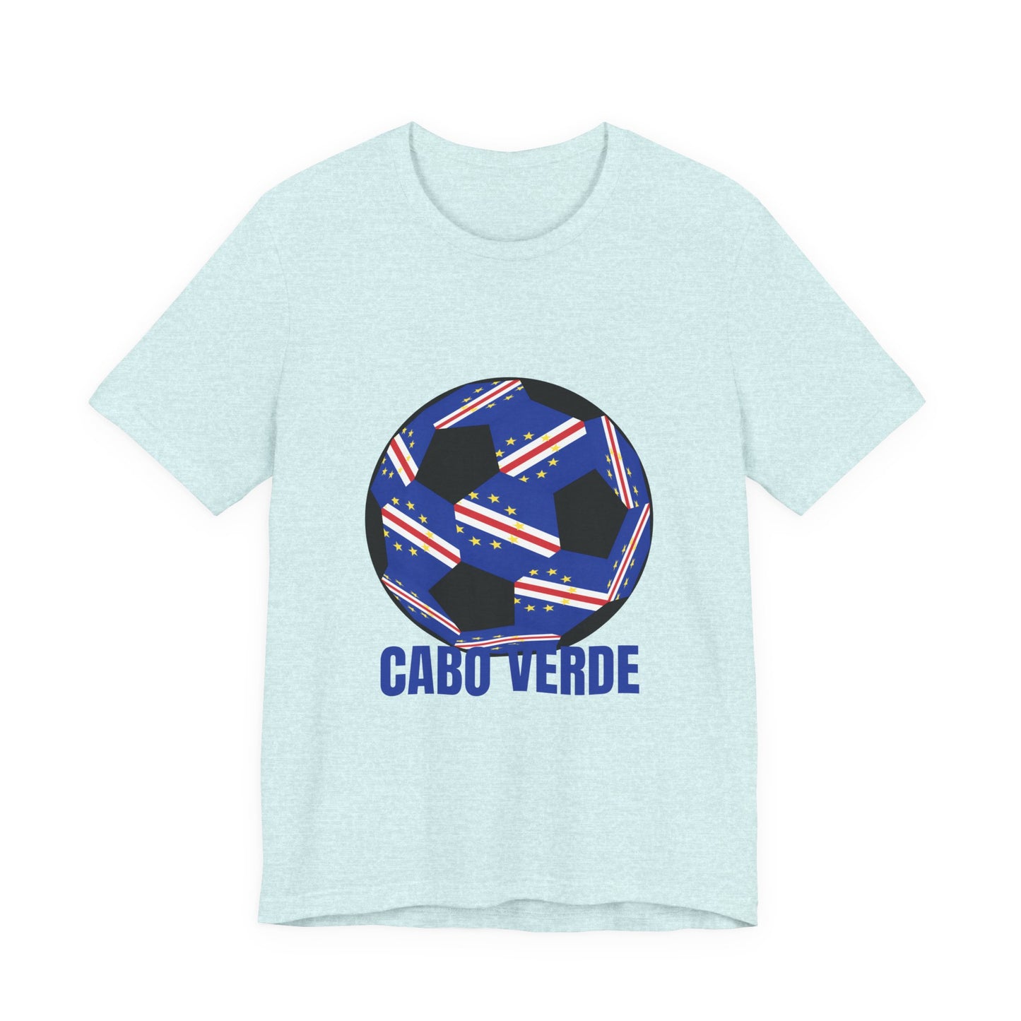 Cabo Verde Fan Specialty Soccer Ball Design T Shirt