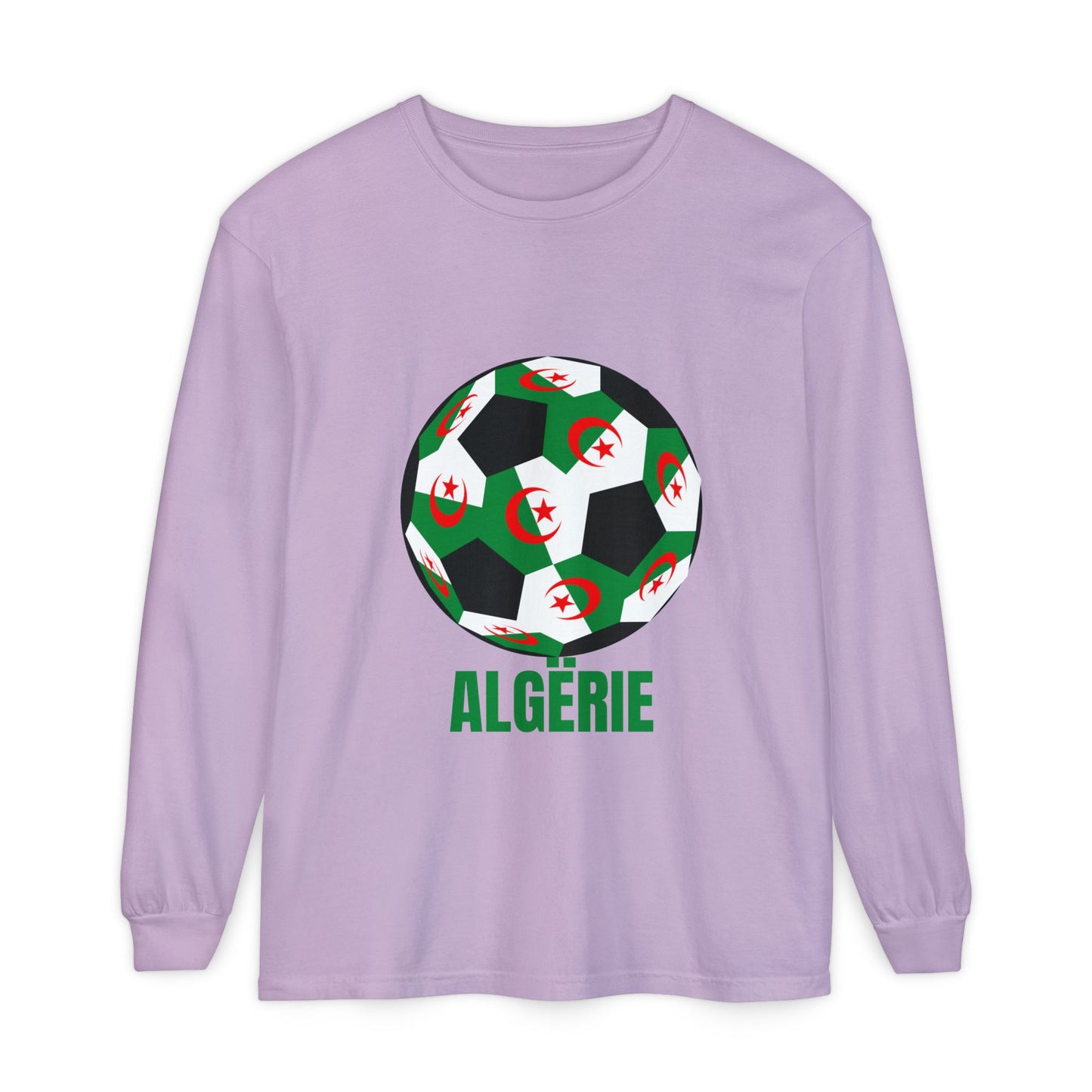 ALGËRIE Fan Specialty Soccer Ball Design T Shirt