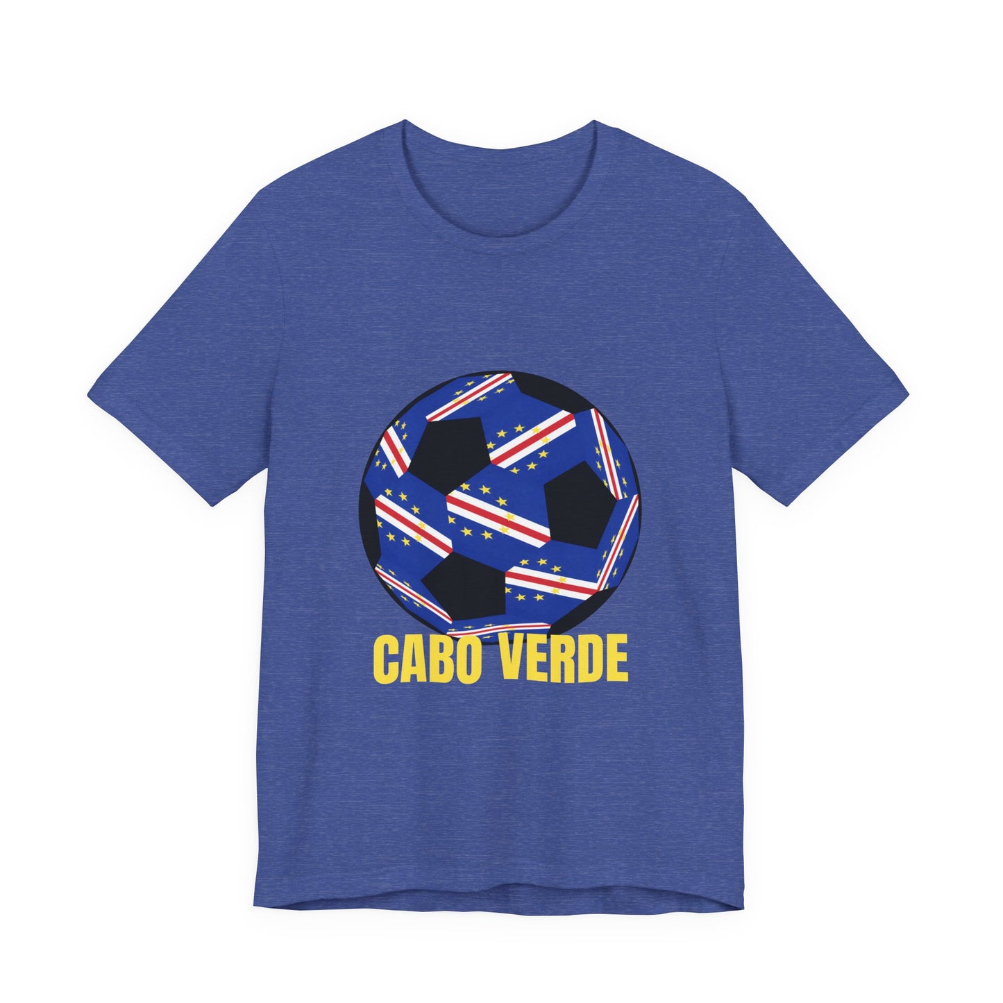 Cabo Verde Fan Specialty Soccer Ball Design T Shirt