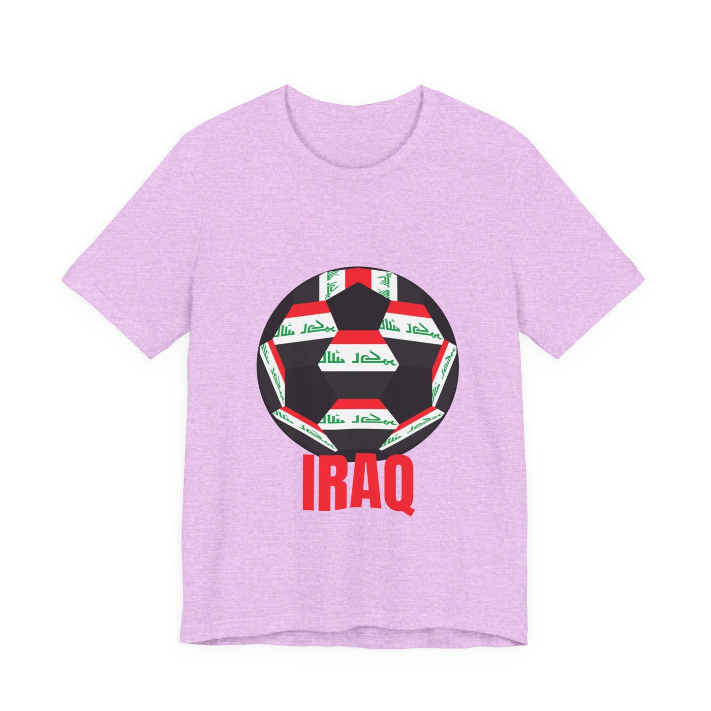Specialty Design Iraq Soccer Fan Short Sleeve Tee