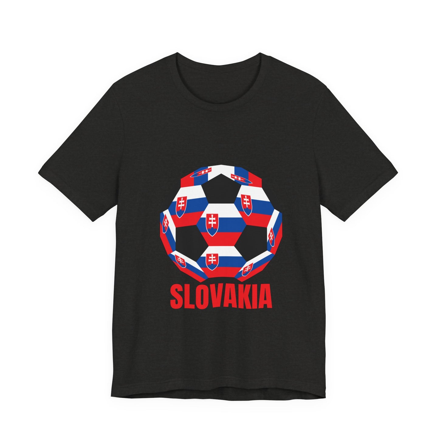 Slovakia Fan Specialty Soccer Ball Design T Shirt