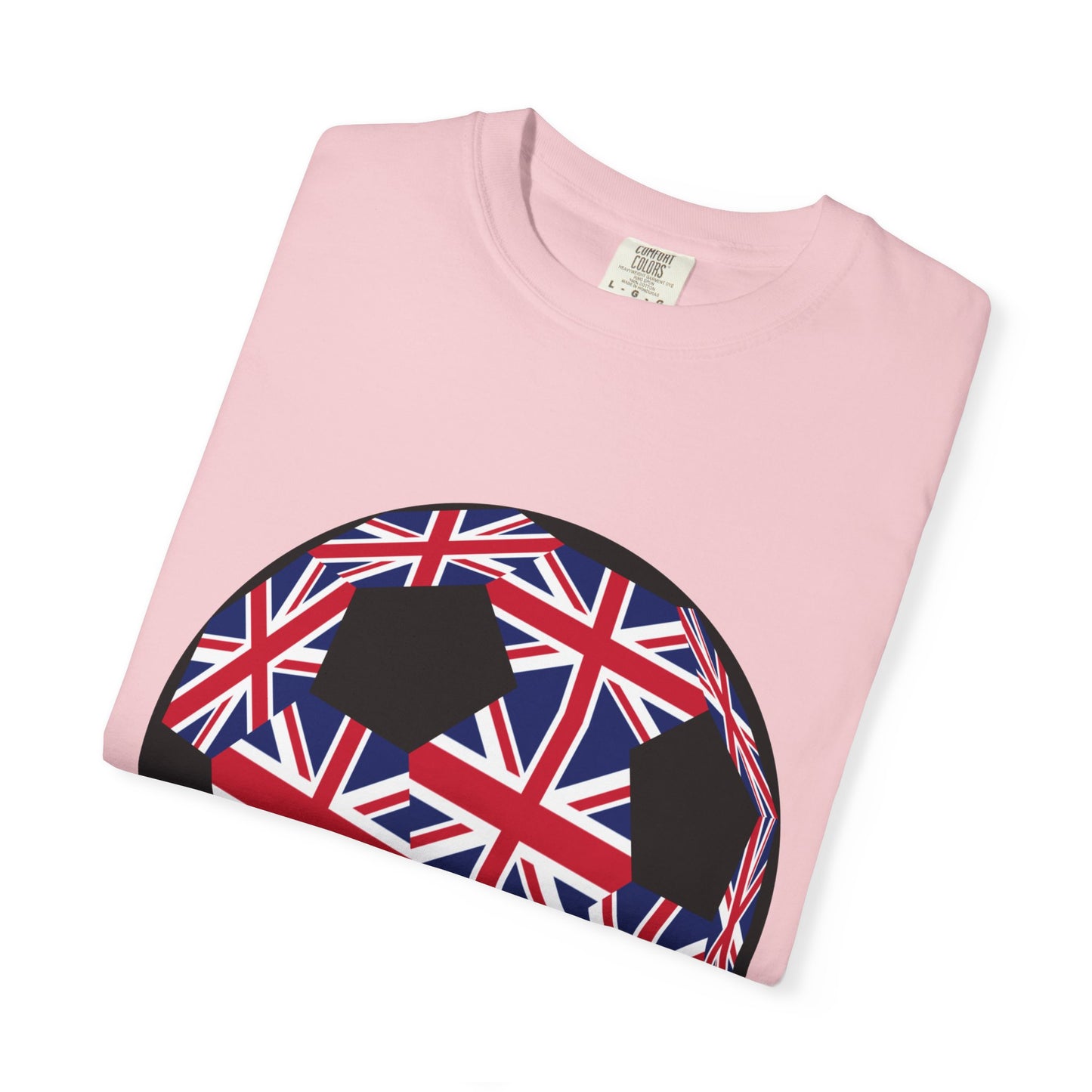 Great Britain Fan Specialty Soccer Ball Design T Shirt