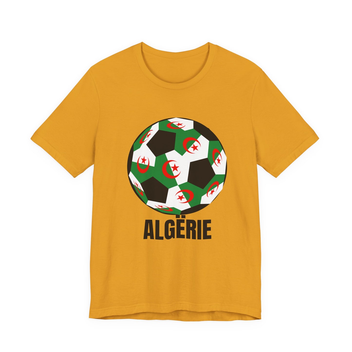ALGËRIE Fan Specialty Soccer Ball Design T Shirt
