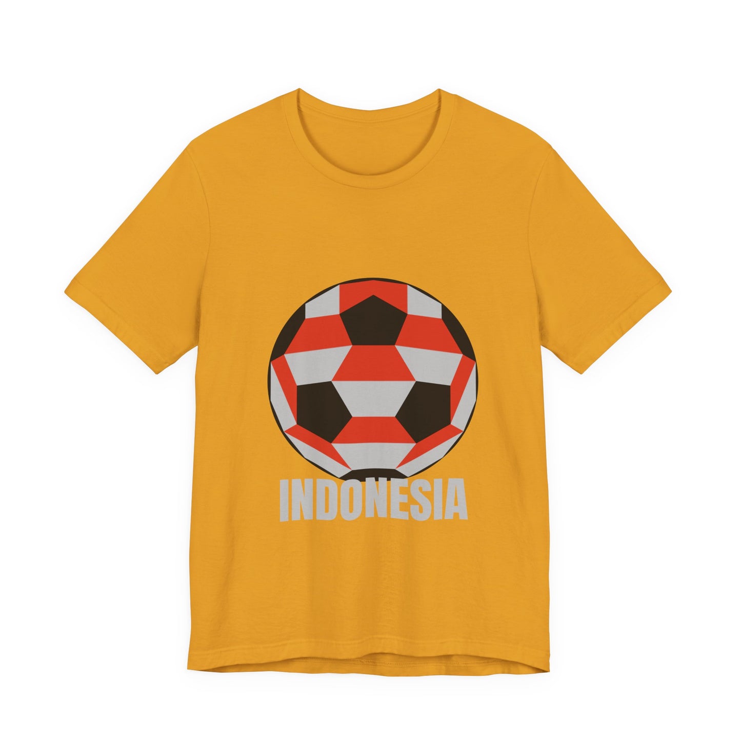 Indonesia Fan Specialty Soccer Ball Design T Shirt