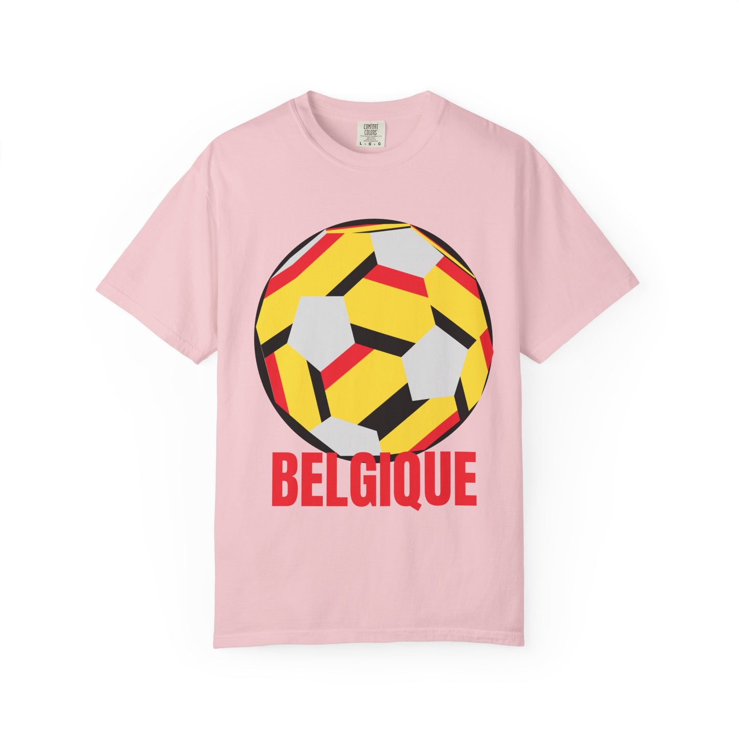 Belgique Fan Specialty Soccer Ball Design T Shirt