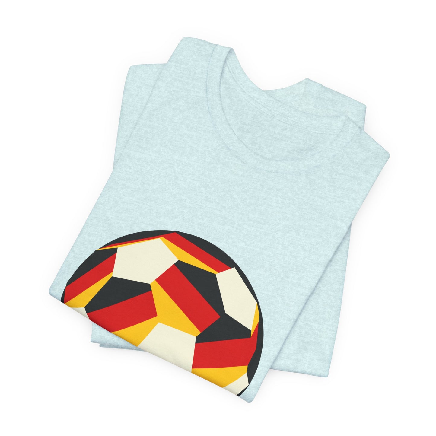 Deutschland Fan Specialty Soccer Ball Design T Shirt