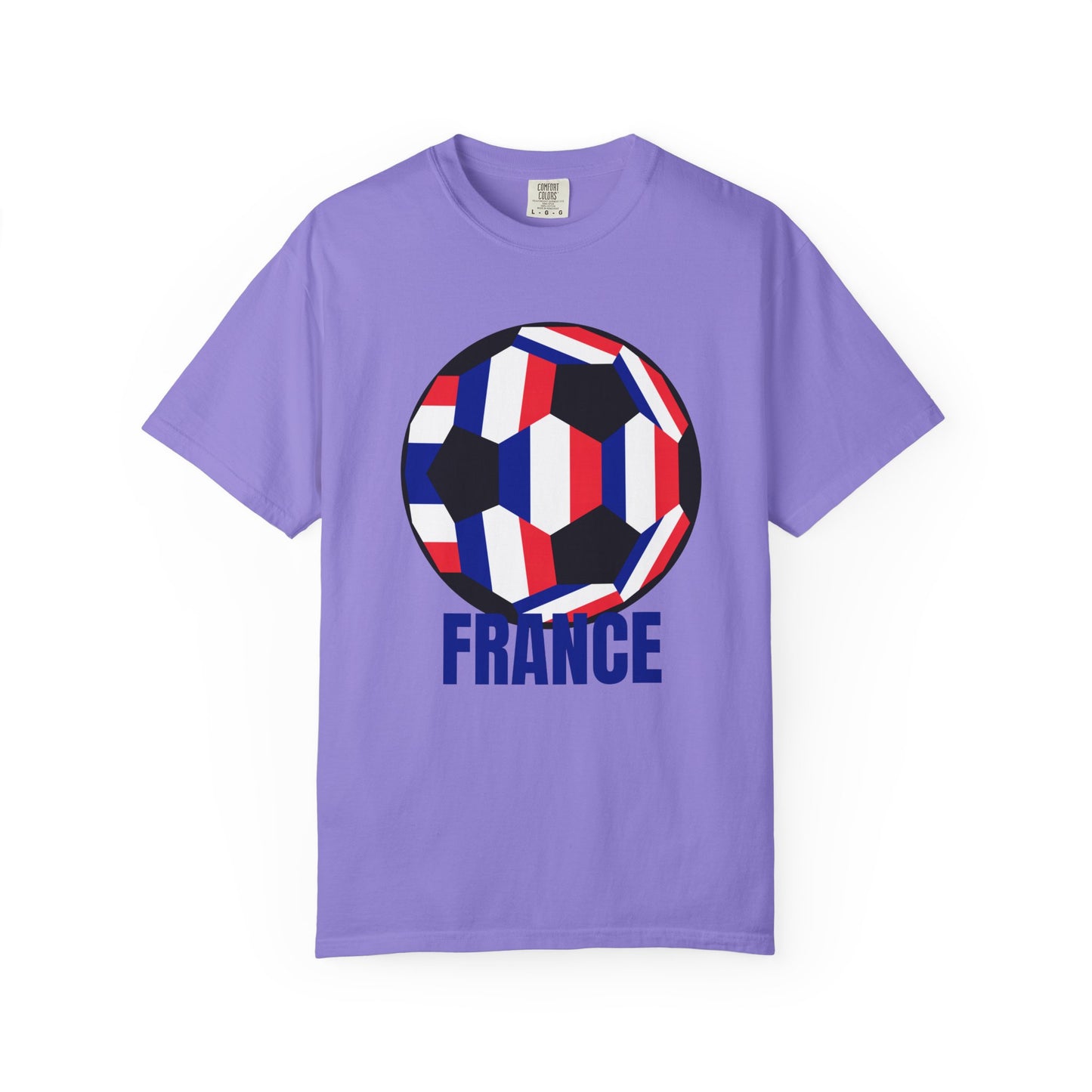 France Fan Specialty Soccer Ball Design T Shirt