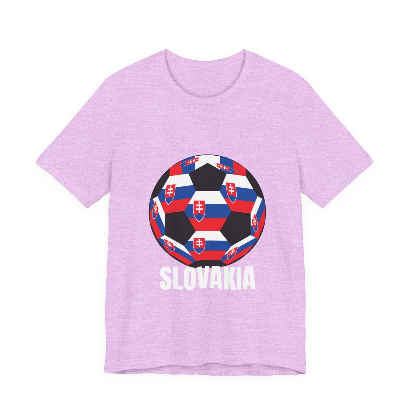 Slovakia Fan Specialty Soccer Ball Design T Shirt