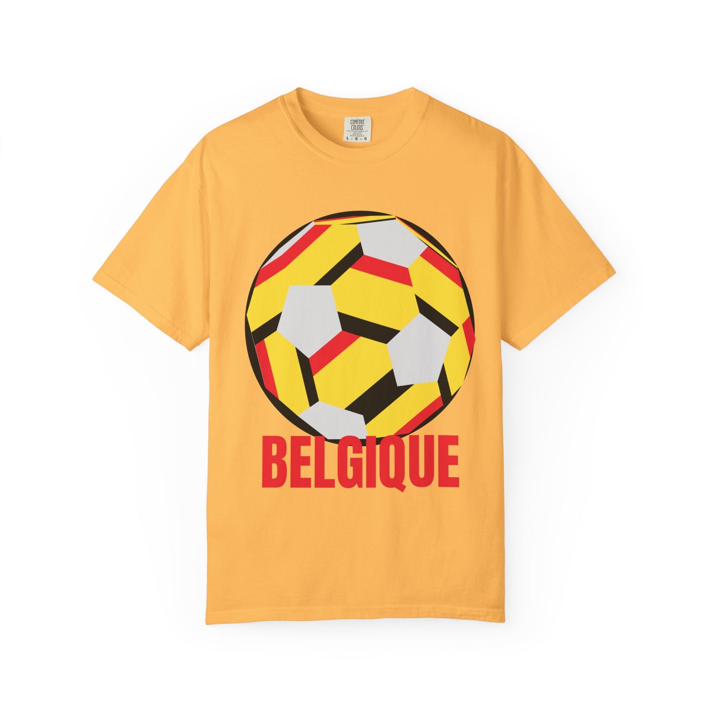 Belgique Fan Specialty Soccer Ball Design T Shirt
