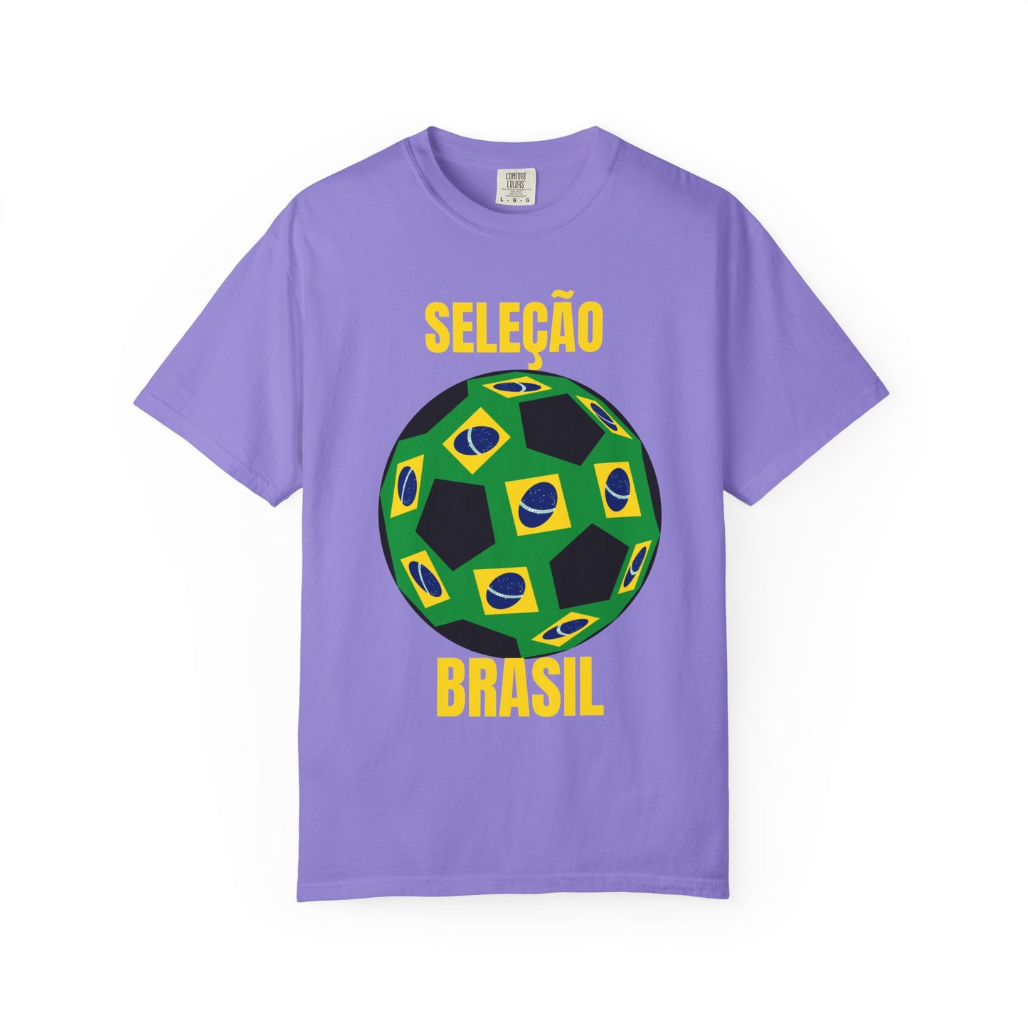SELEÇÃO BRASIL  Fan Specialty Soccer Ball Design T Shirt