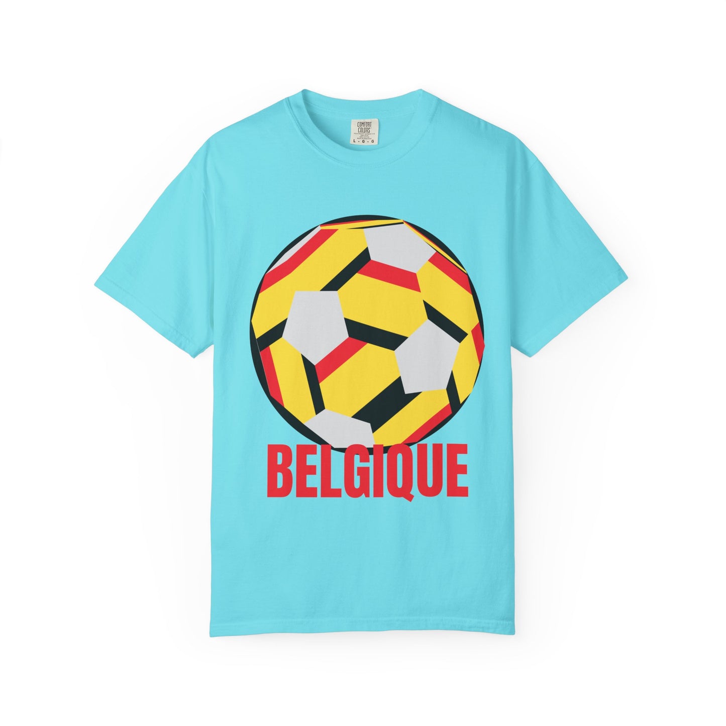 Belgique Fan Specialty Soccer Ball Design T Shirt