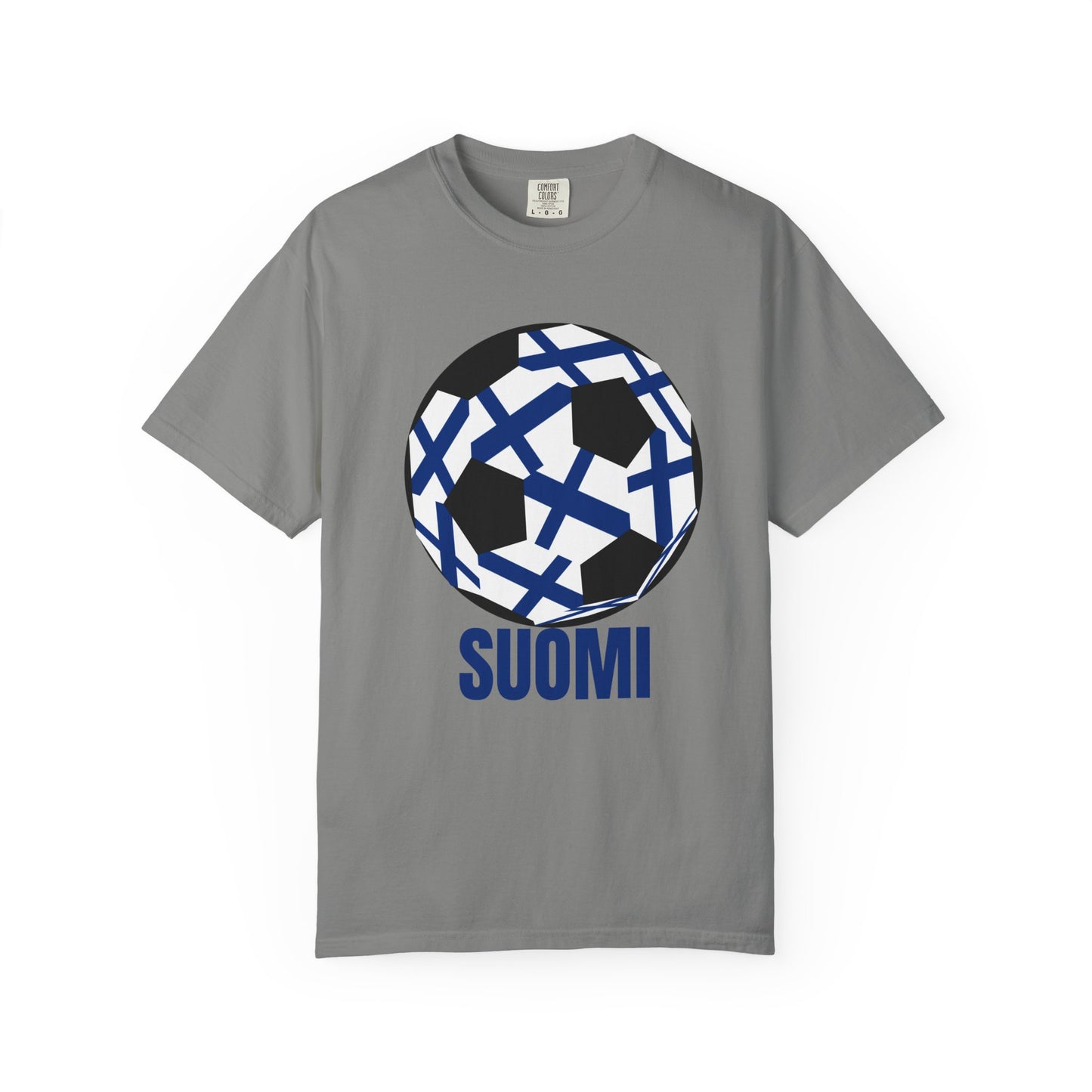 Suomi Fan Specialty Soccer Ball Design T Shirt