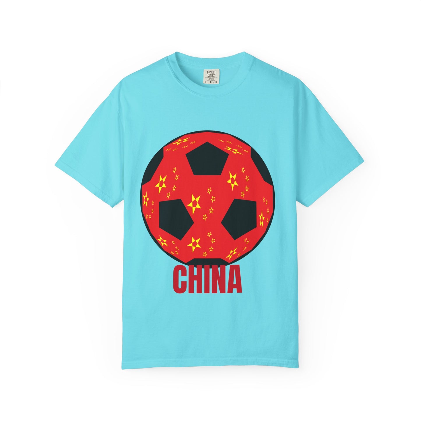 China Fan Specialty Soccer Ball Design T Shirt