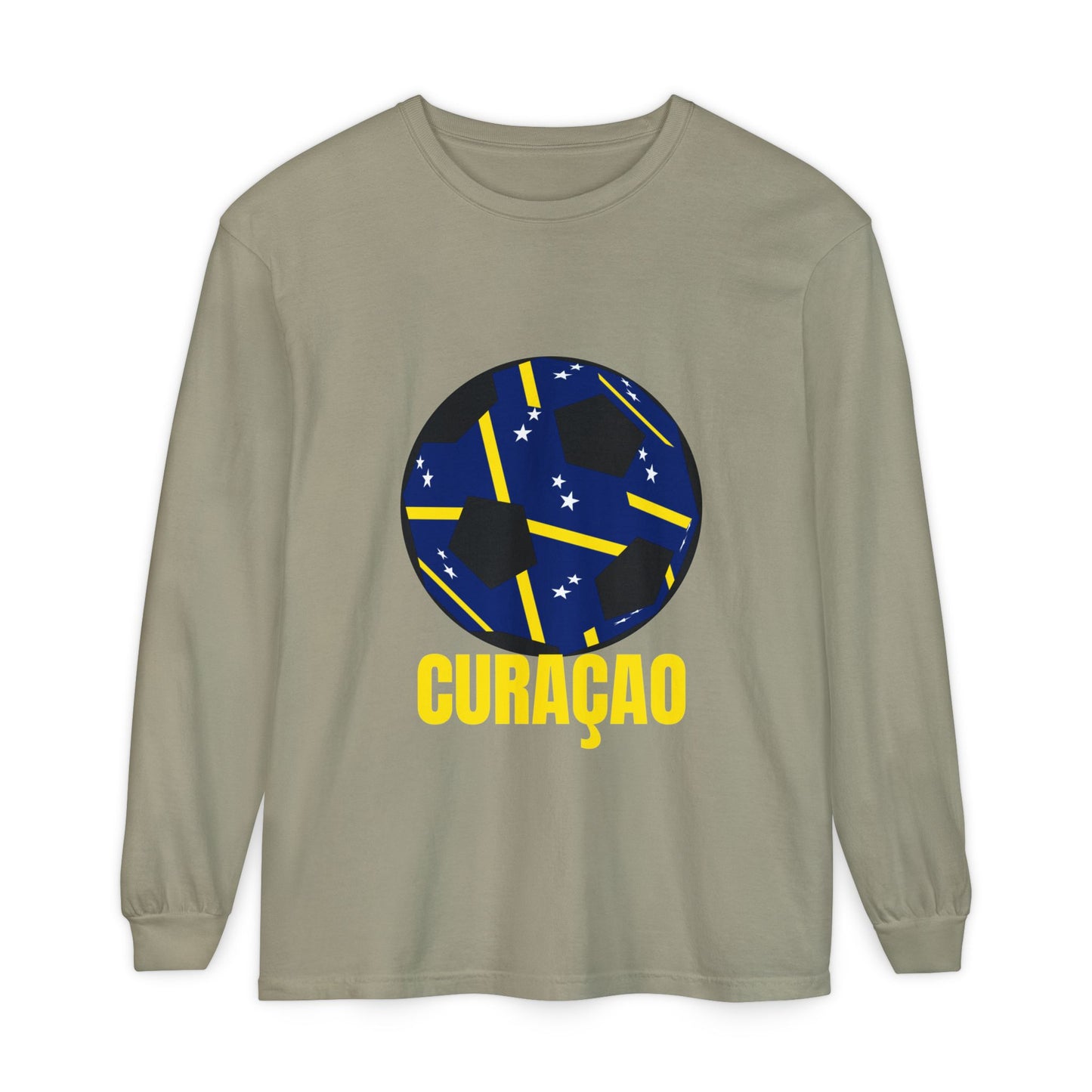 Curacao Fan Specialty Soccer Ball Design Long Sleeve