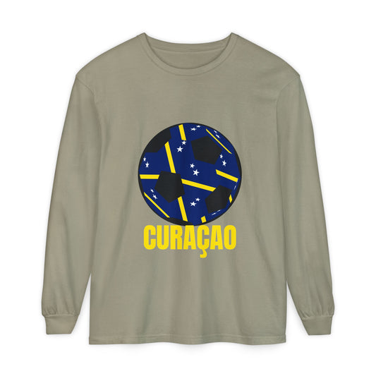 Curacao Fan Specialty Soccer Ball Design Long Sleeve