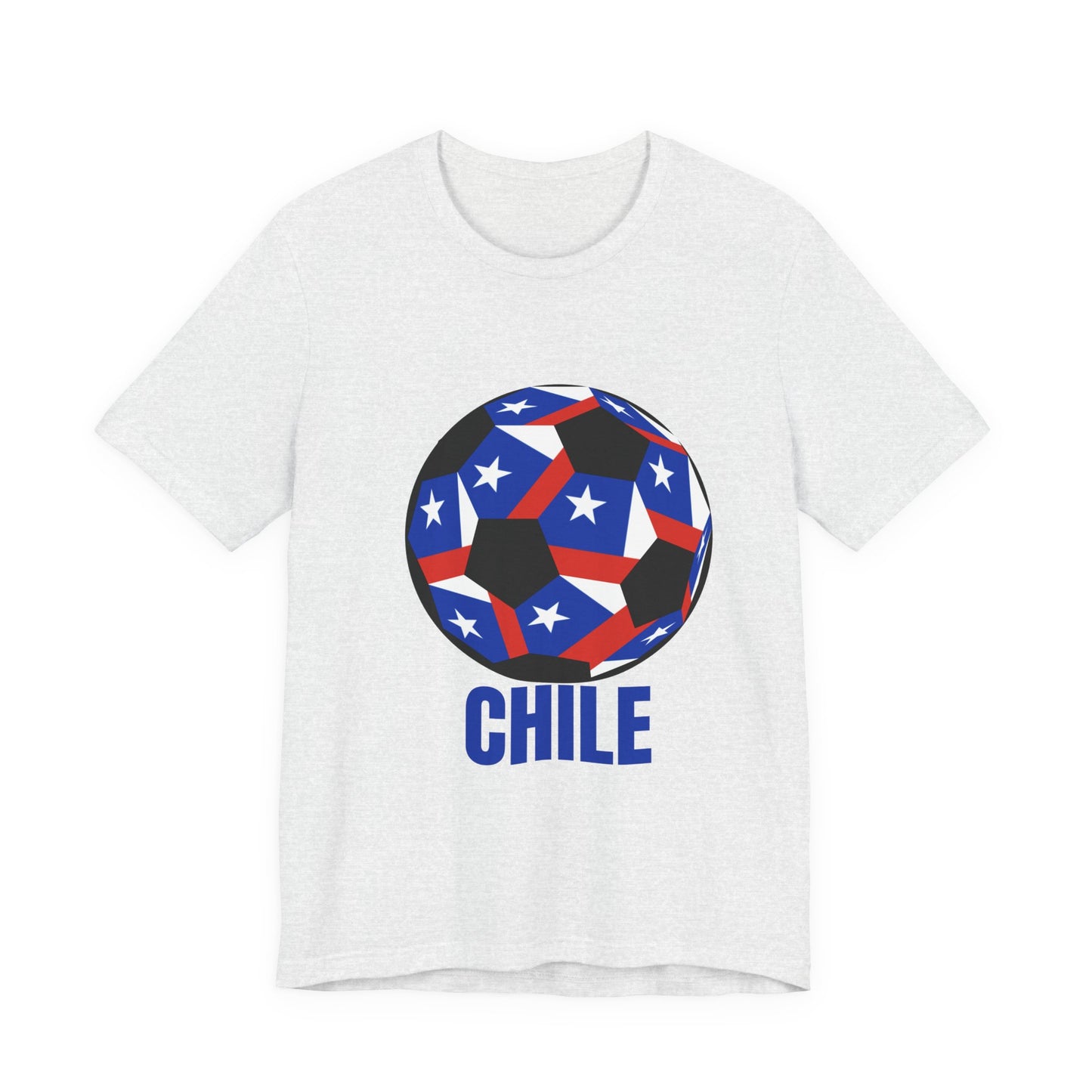 Chile Fan Specialty Soccer Ball Design T Shirt