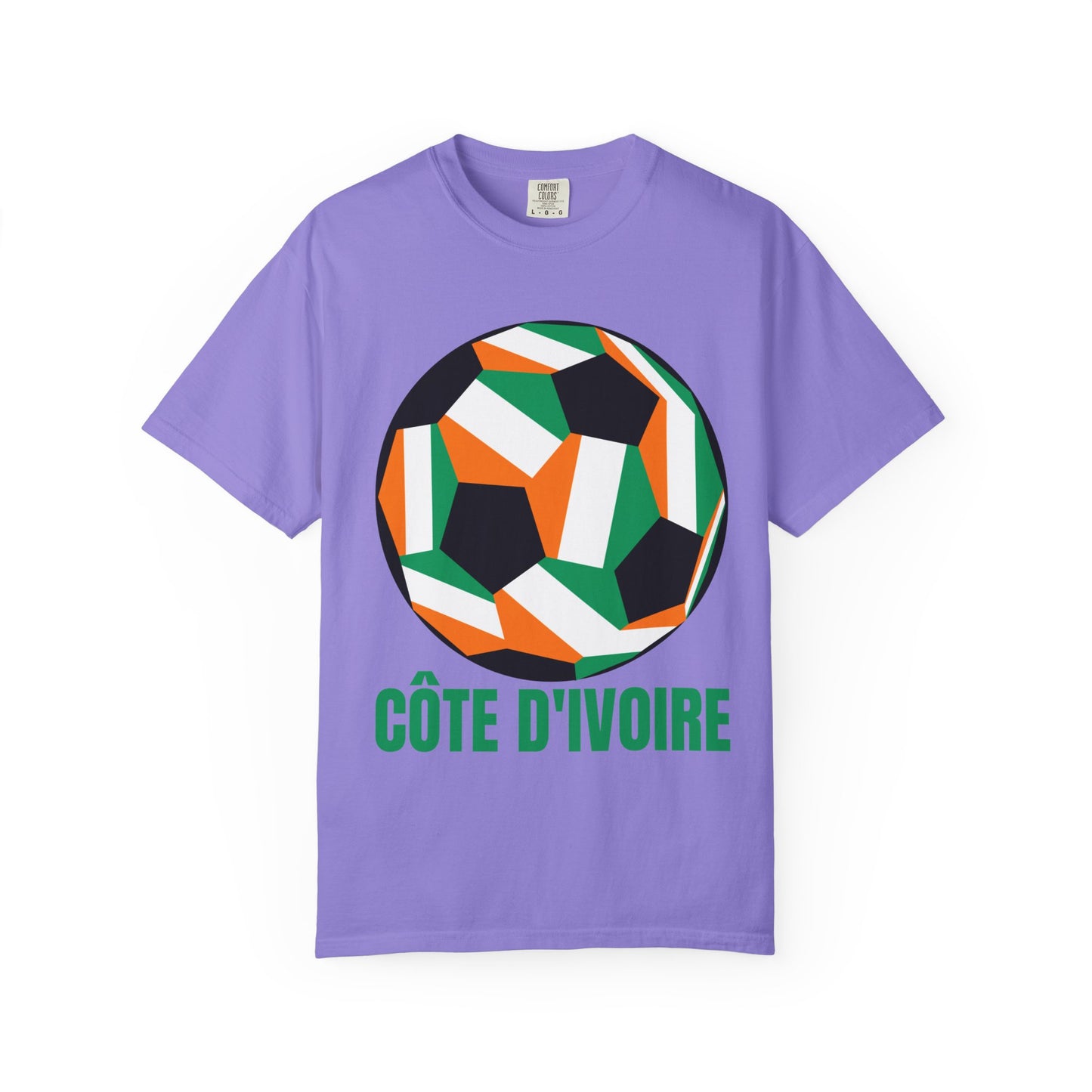 CÔTE D' IVOIRE Fan Specialty Soccer Ball Design T Shirt