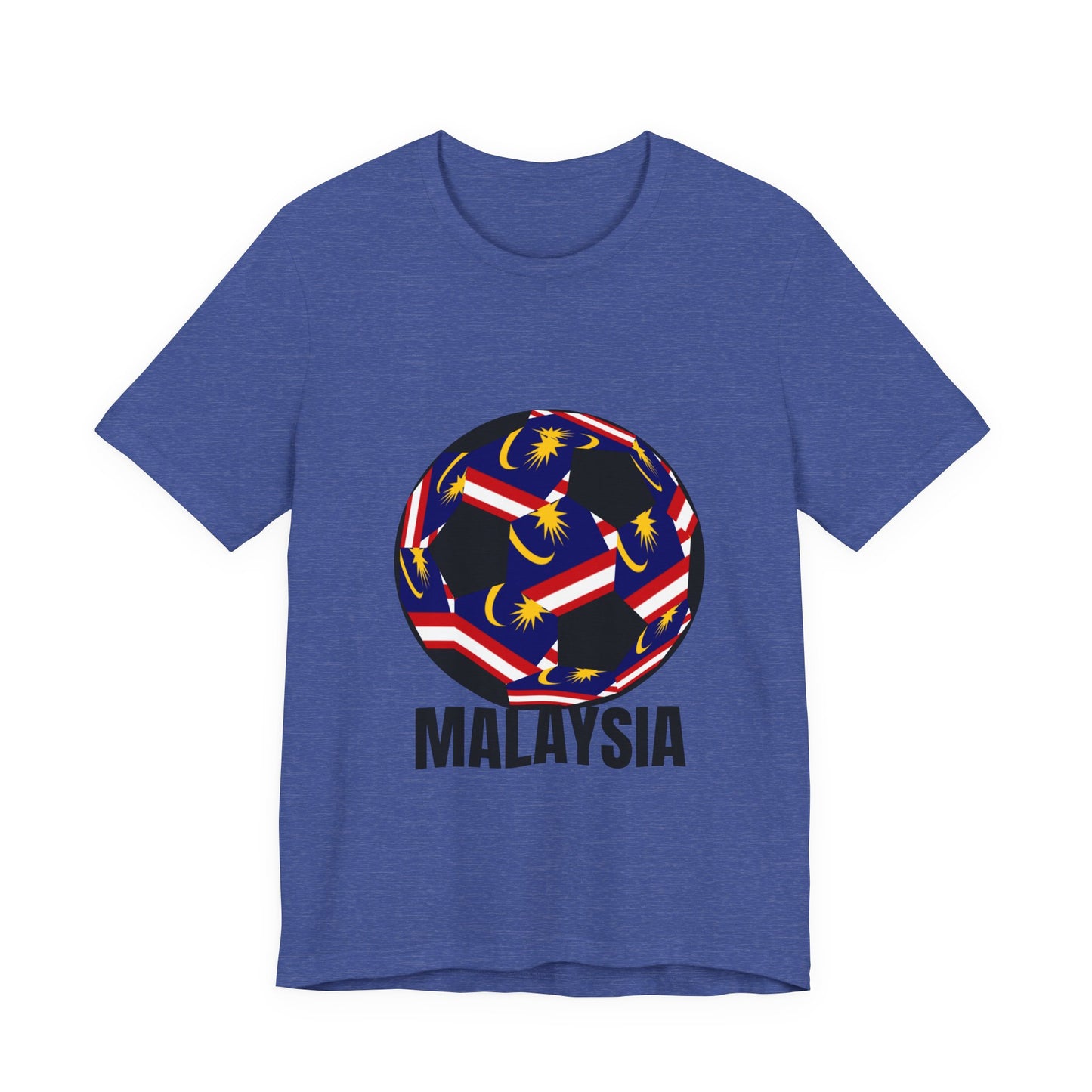 Malaysia Fan Specialty Soccer Ball Design T Shirt