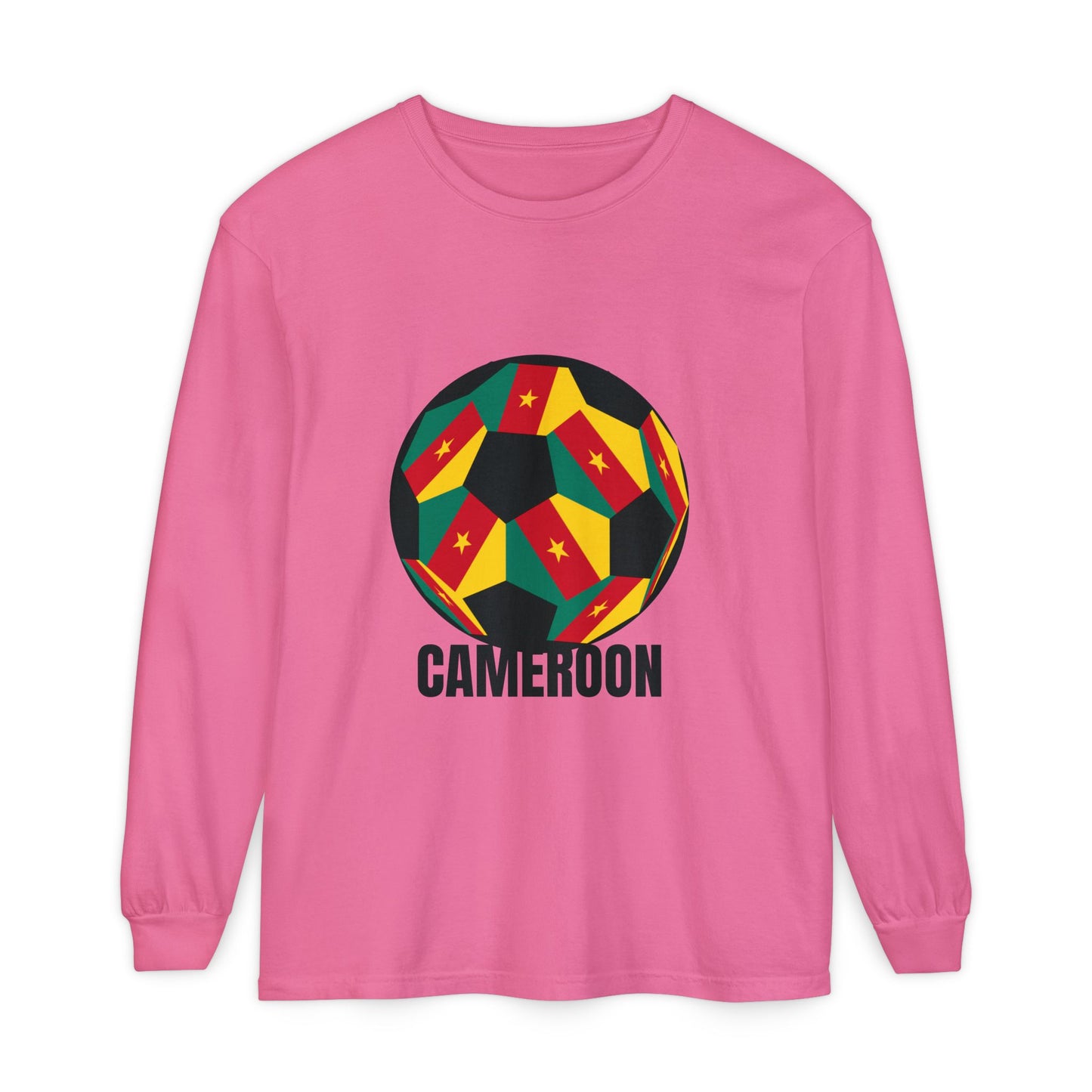 Cameroon Fan Specialty Soccer Ball Design T Shirt