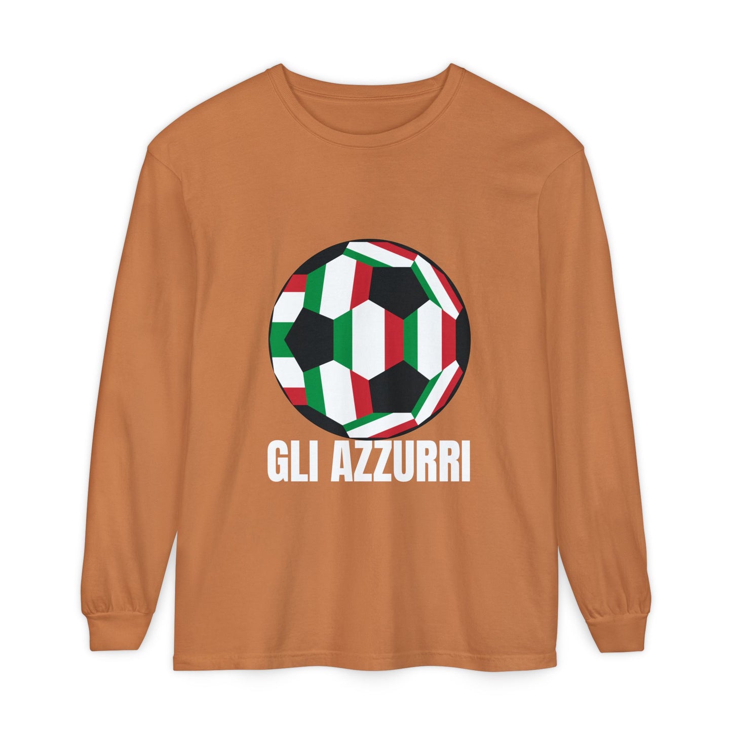 Gli Azzurri Fan Specialty Soccer Long Sleeve T-Shirt