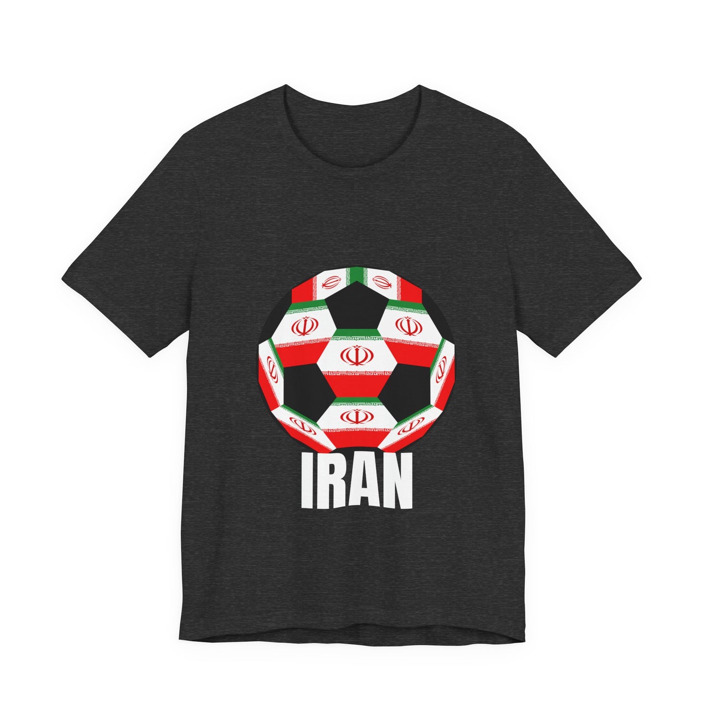 Iran Fan Specialty Soccer Ball Design T Shirt