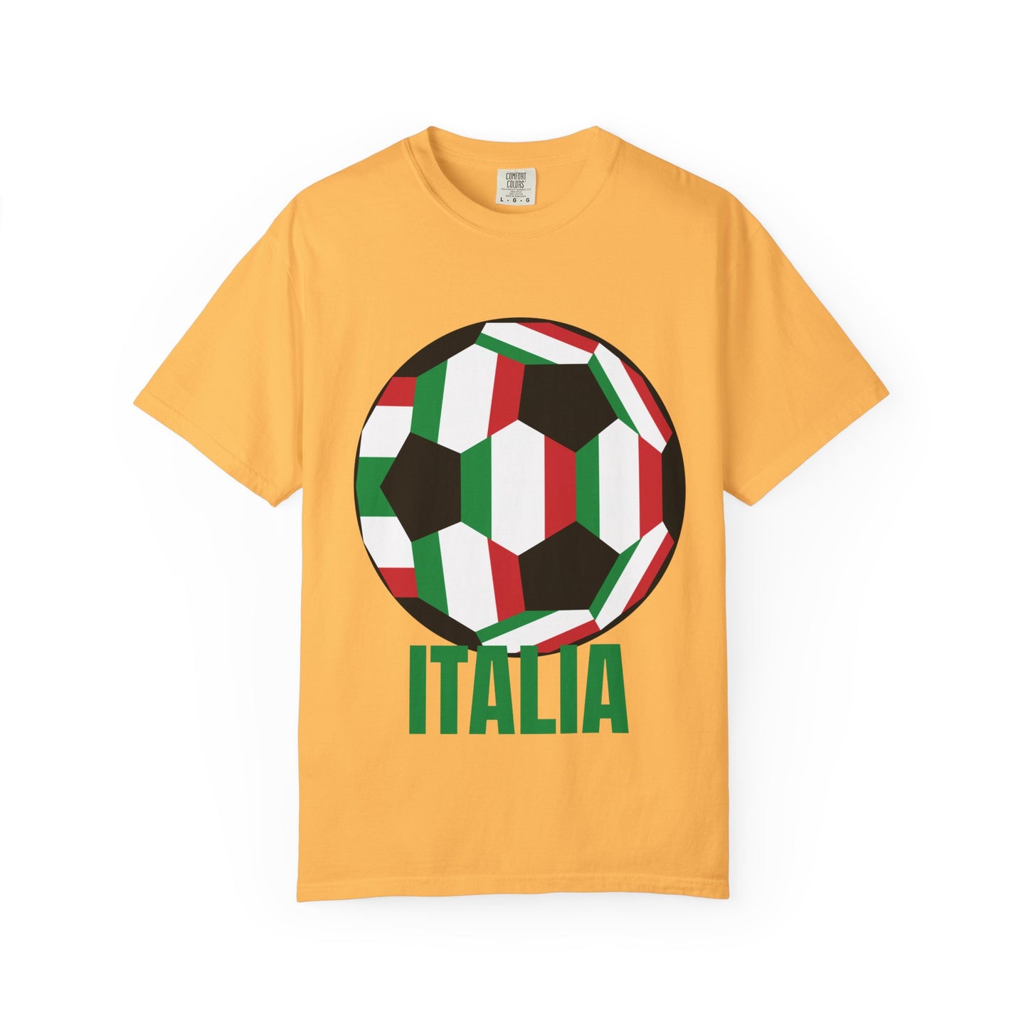 Italia Fan Specialty Soccer Ball Design T Shirt