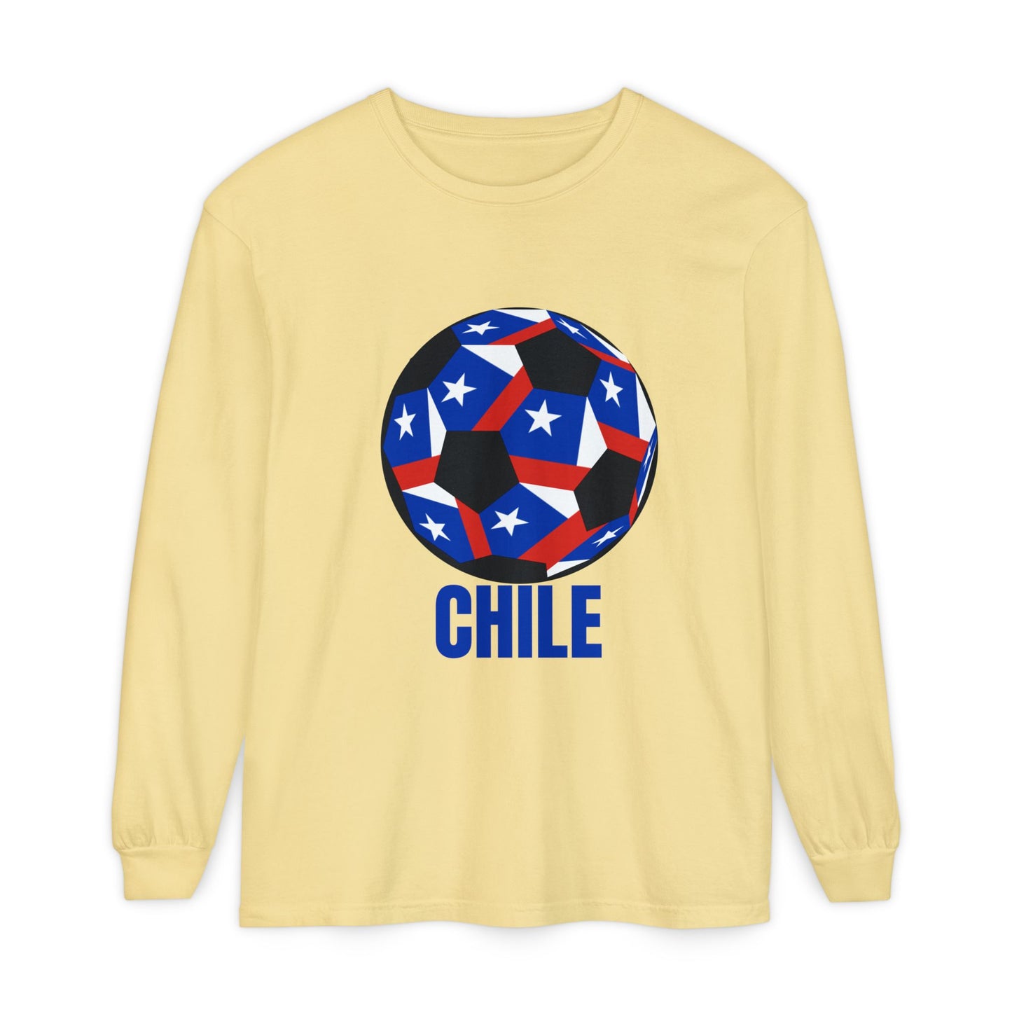 Chile Fan Specialty Soccer Ball Design Long Sleeve